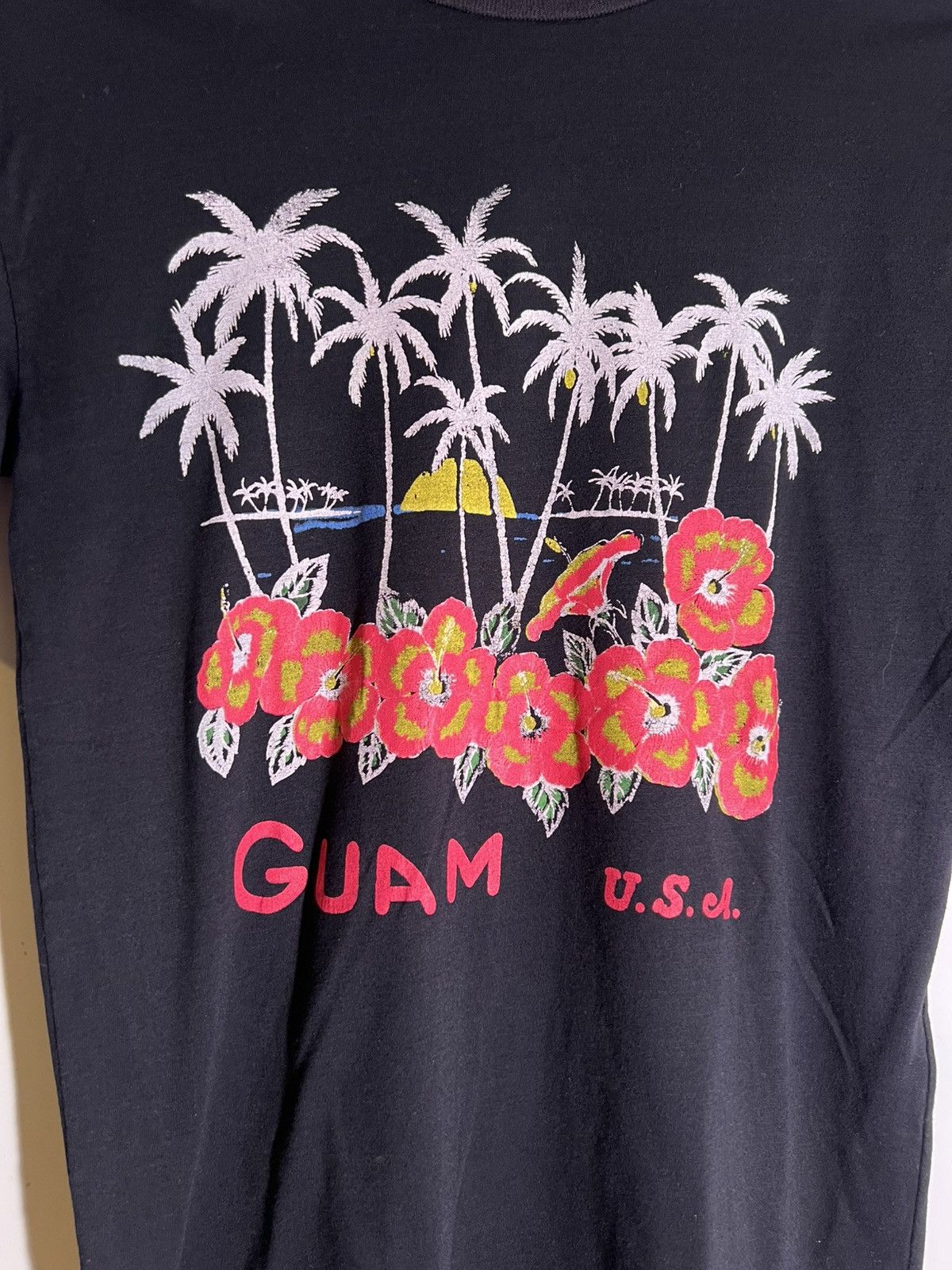 Vintage 70’s 80’s VTG Vintage Guam USA Island Retro Indie T Shirt Size US S / EU 44-46 / 1 - 4 Thumbnail