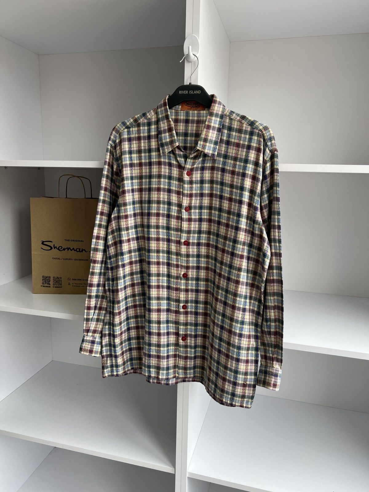 Missoni × Vintage Vintage Missoni Uomo Button Up Shirt Size US L / EU 52-54 / 3 - 2 Thumbnail