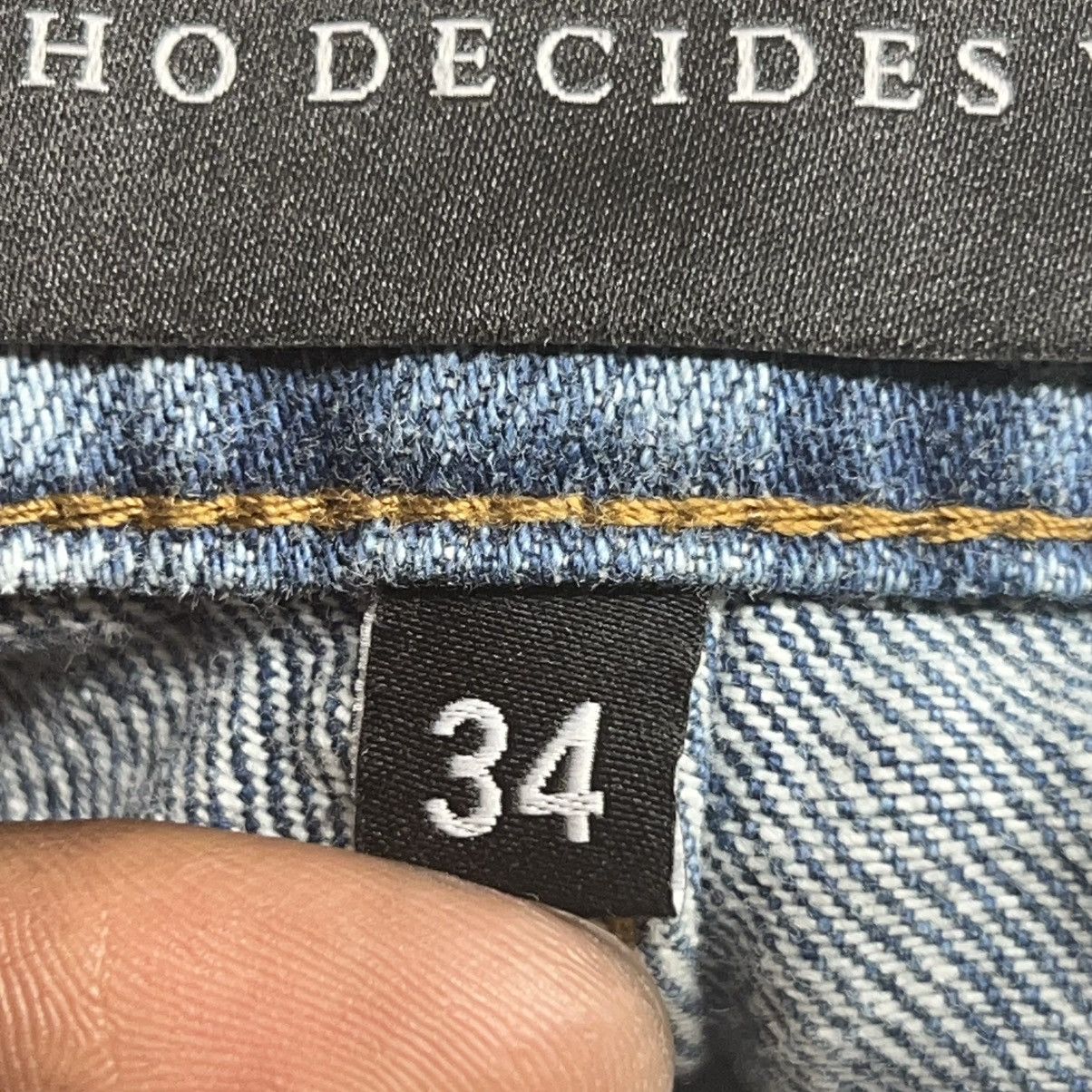 Who Decides War Who Decides War Amplified Gnarly Denim Size US 34 / EU 50 - 9 Thumbnail