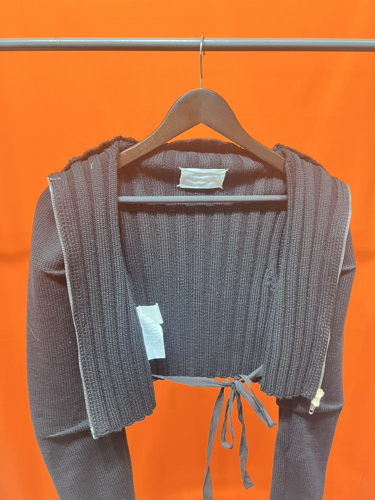 Maison Margiela MARGIELA ARCHIVES A/H1990-91 heavy knit bomber Size S / US 4 / IT 40 - 6 Thumbnail