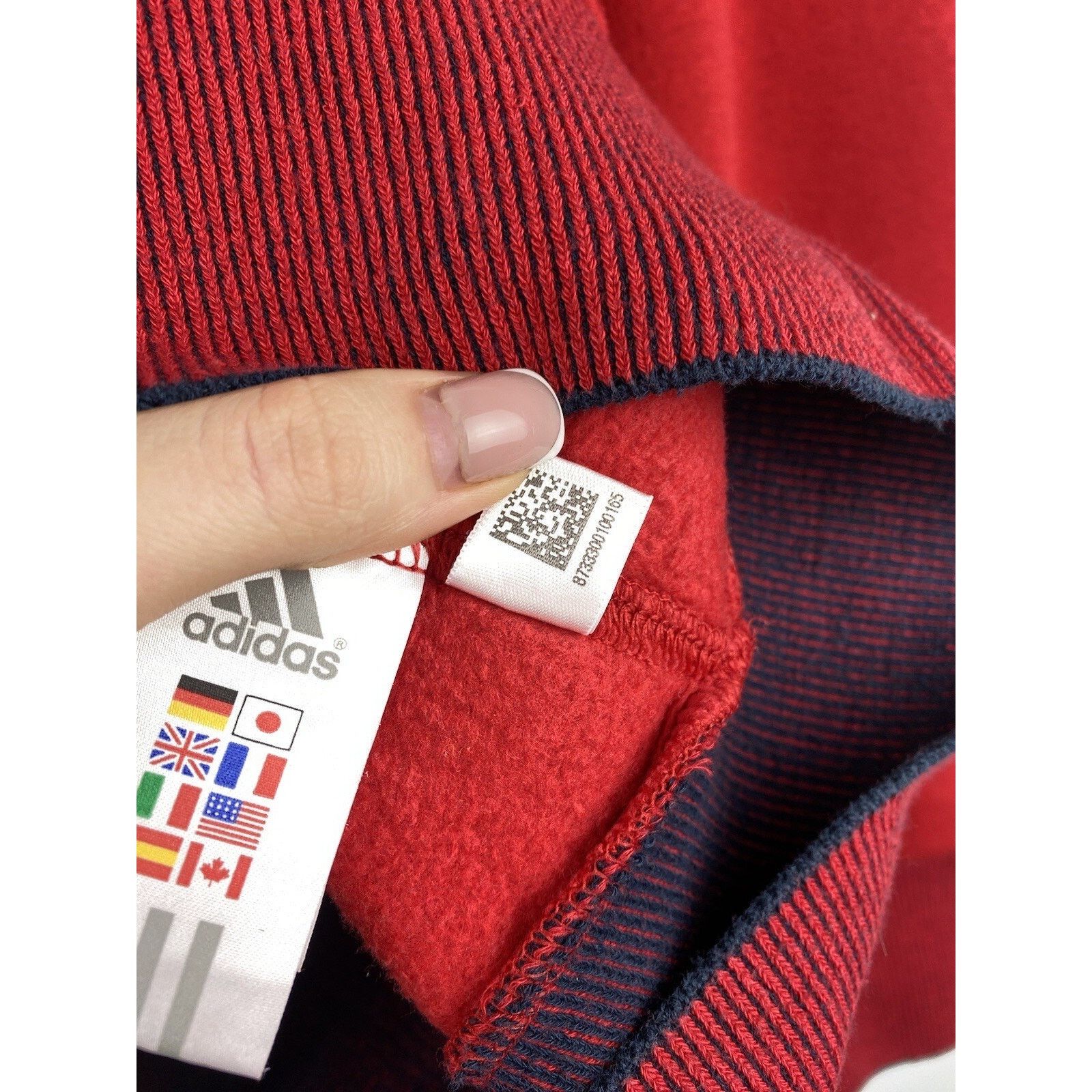 Adidas Adidas vintage big logo sweatshirt pullover size Xs / S Size US XS / EU 42 / 0 - 18 Thumbnail