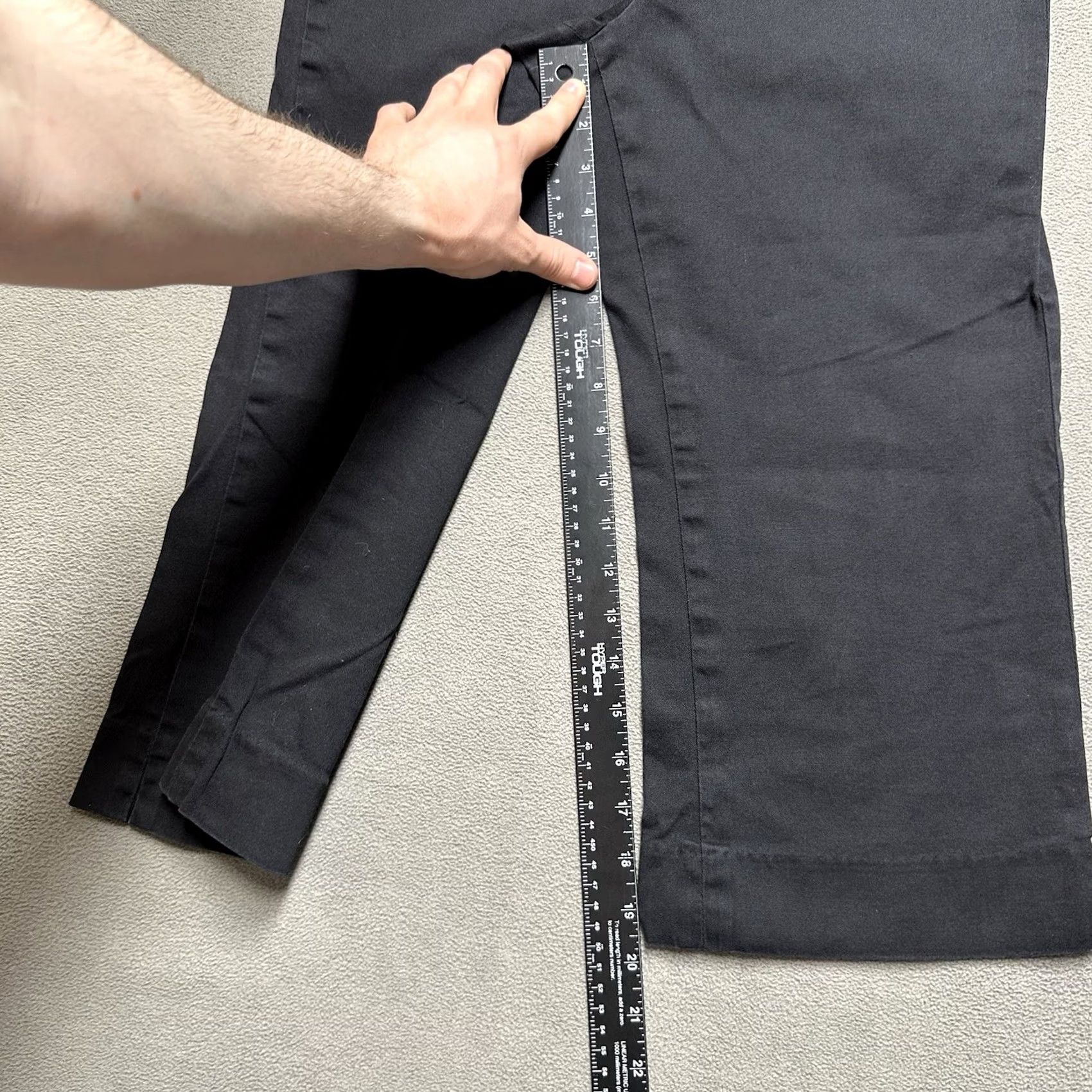 Coldwater Creek Coldwater Creek Pants Womens 6 Petite Black Capri Cropped Straight High Rise EUC Size 28" / US 6 / IT 42 - 7 Thumbnail