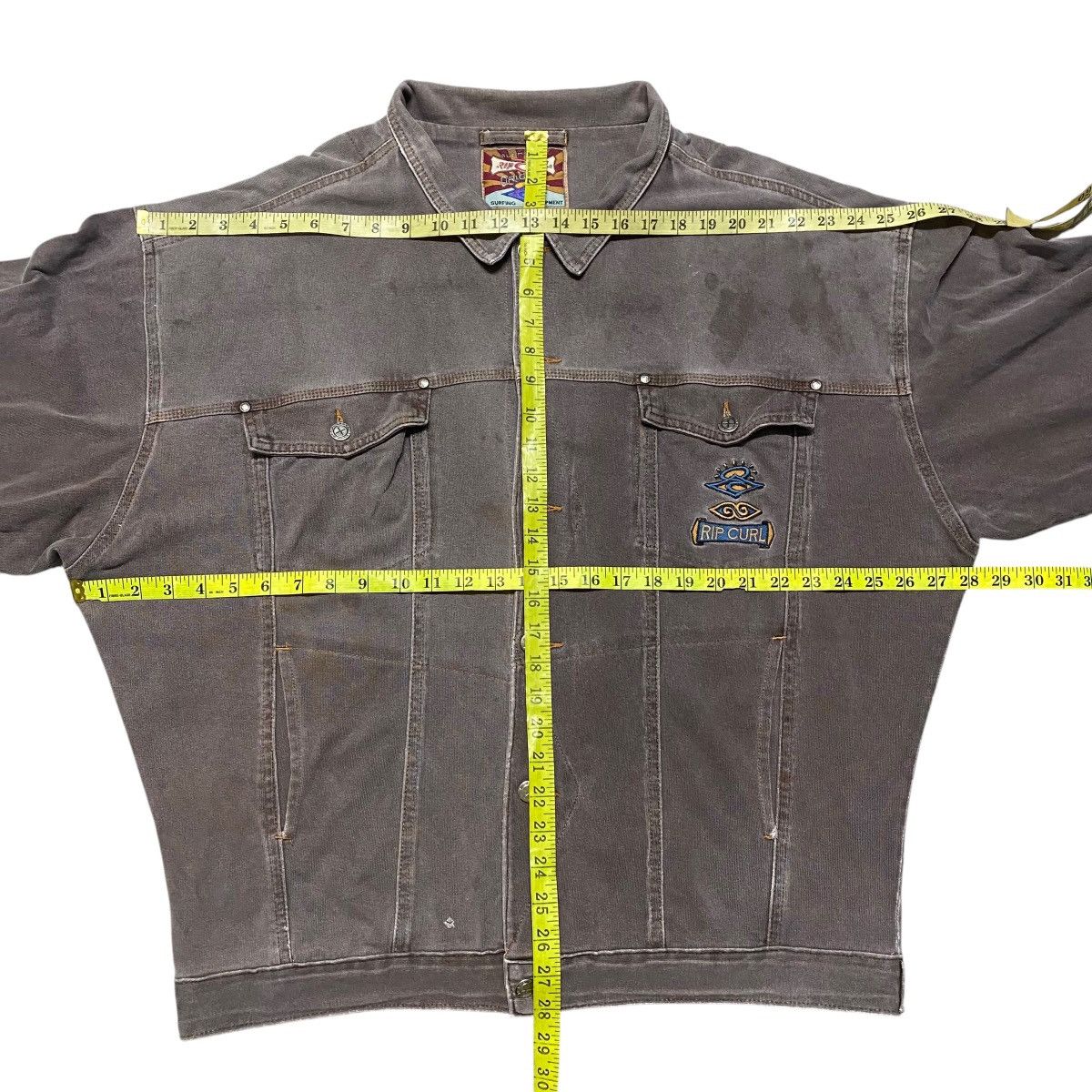 Rip Curl Vintage 90s Rip Curl Trucker Jacket Oversized Size US XL / EU 56 / 4 - 21 Thumbnail