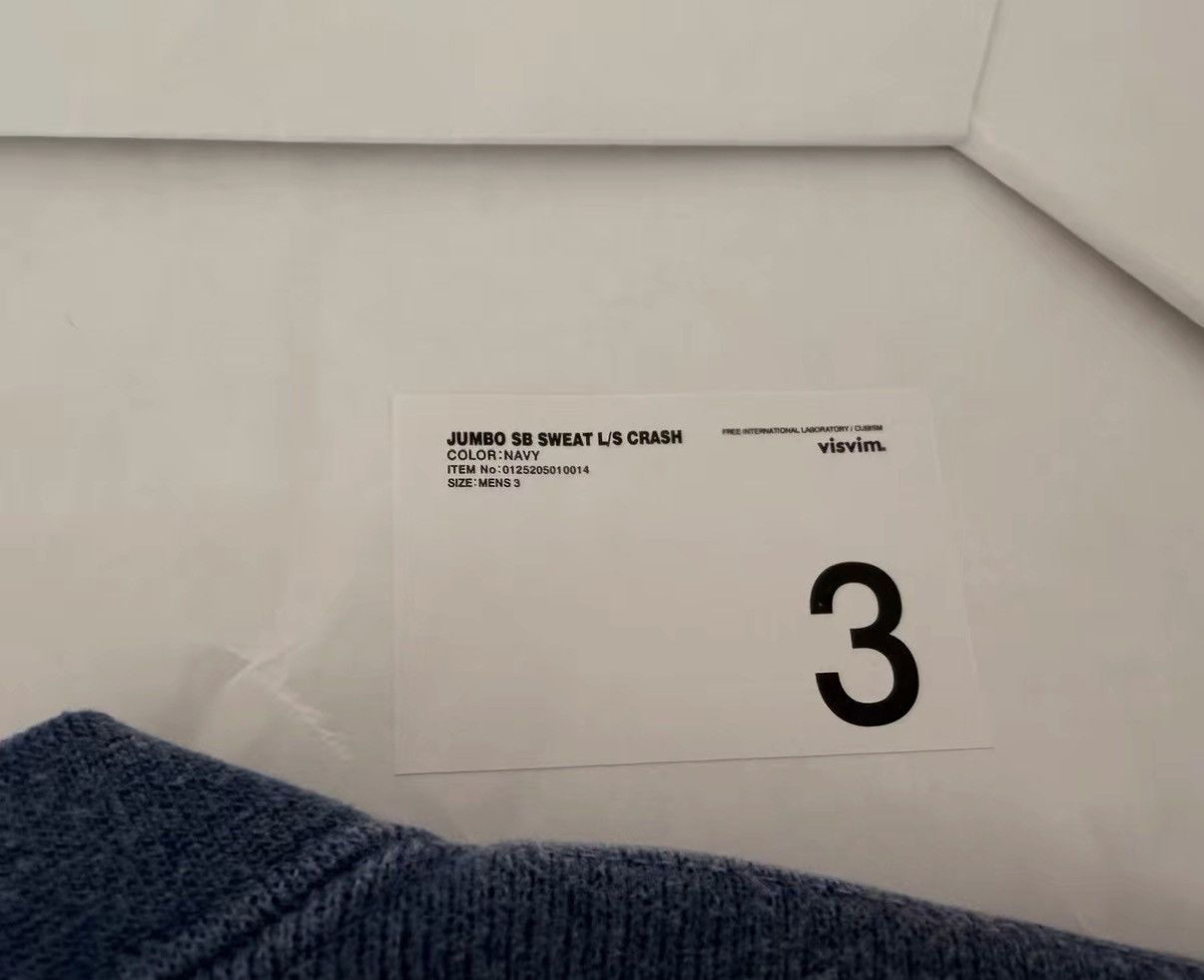 Visvim VISVIM 25AW JUMBO SB SWEAT L/S CRASH sweatshirt Size US L / EU 52-54 / 3 - 3 Thumbnail