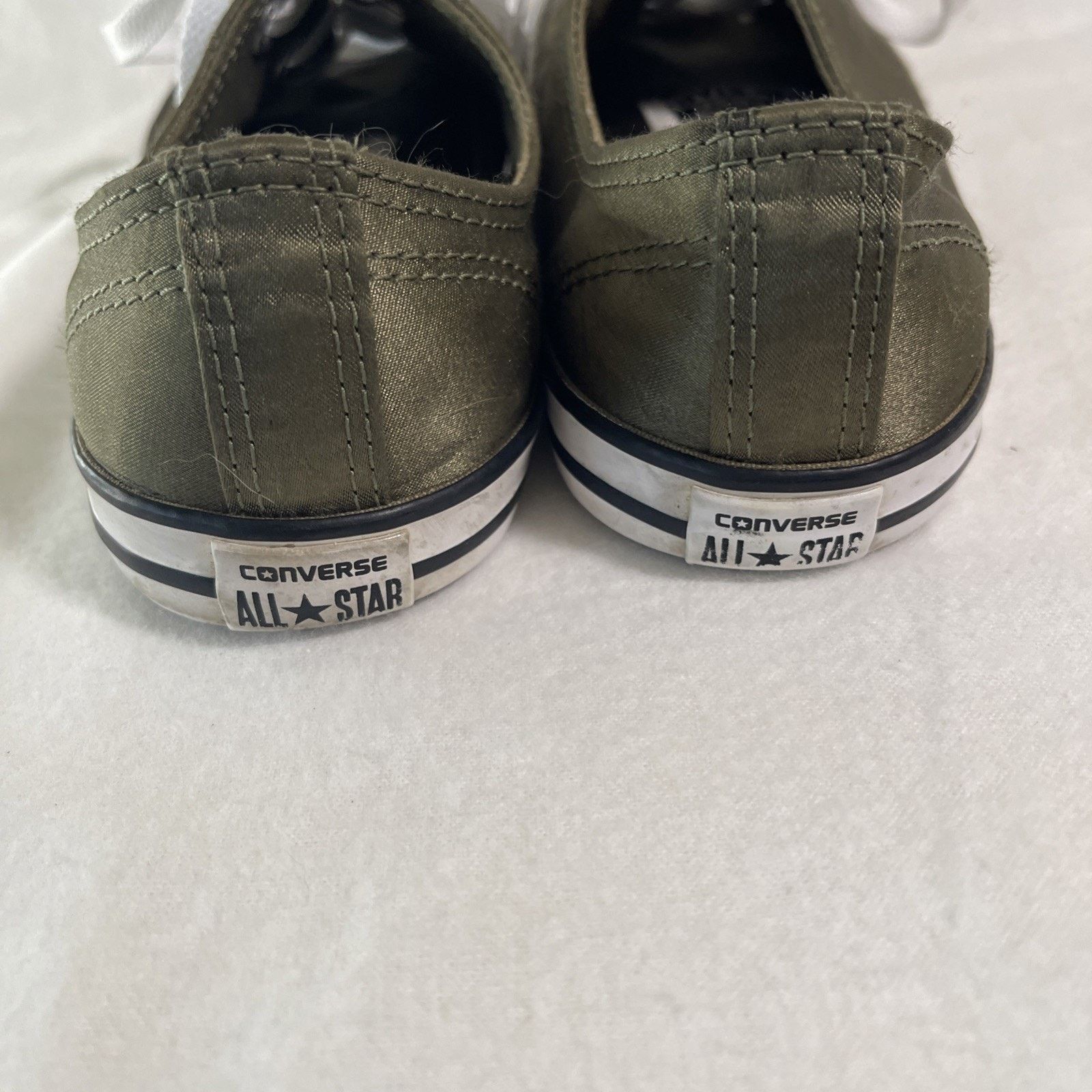 Converse Converse All Star Chuck Taylor Size 7 Women’s Green Satin Size US 7 / IT 37 - 5 Thumbnail