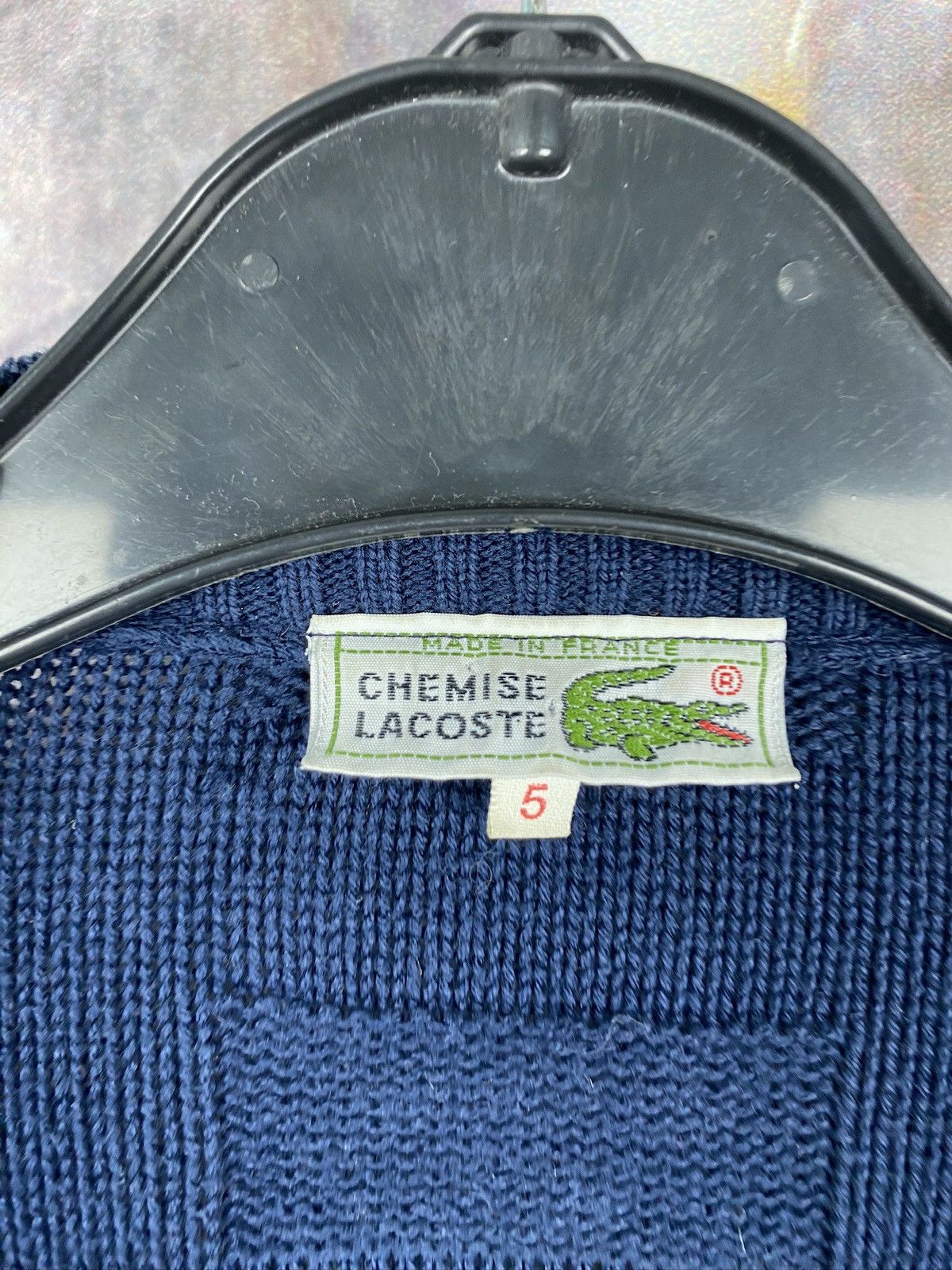Lacoste Men’s Chemise Lacoste Cardigan Pullover Size 5 (Large) Size US L / EU 52-54 / 3 - 8 Thumbnail