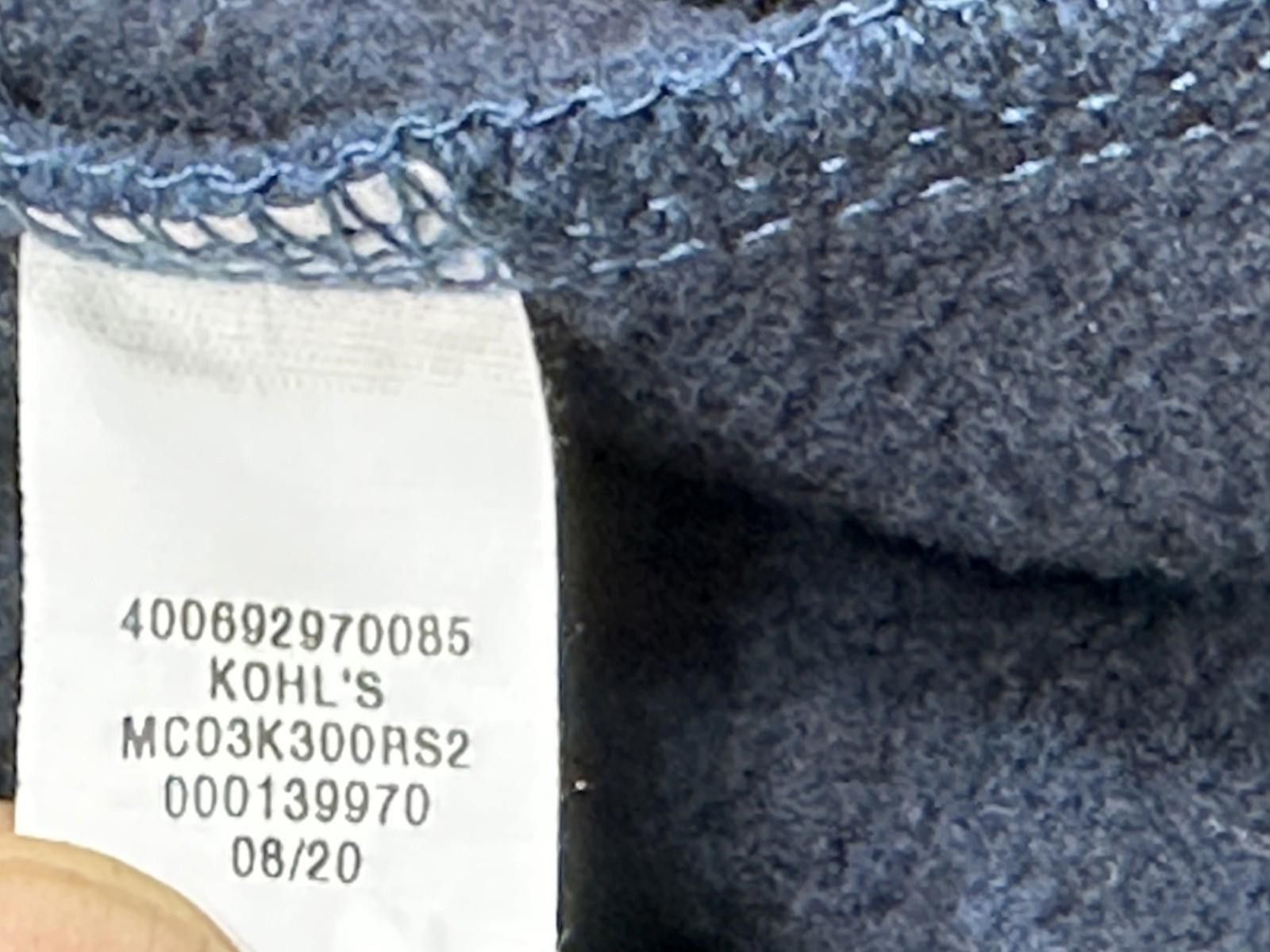 Croft & Barrow Croft & Barrow 1/4 Zip Extra Soft Fleece Pullover Blue Men L Size US L / EU 52-54 / 3 - 9 Thumbnail