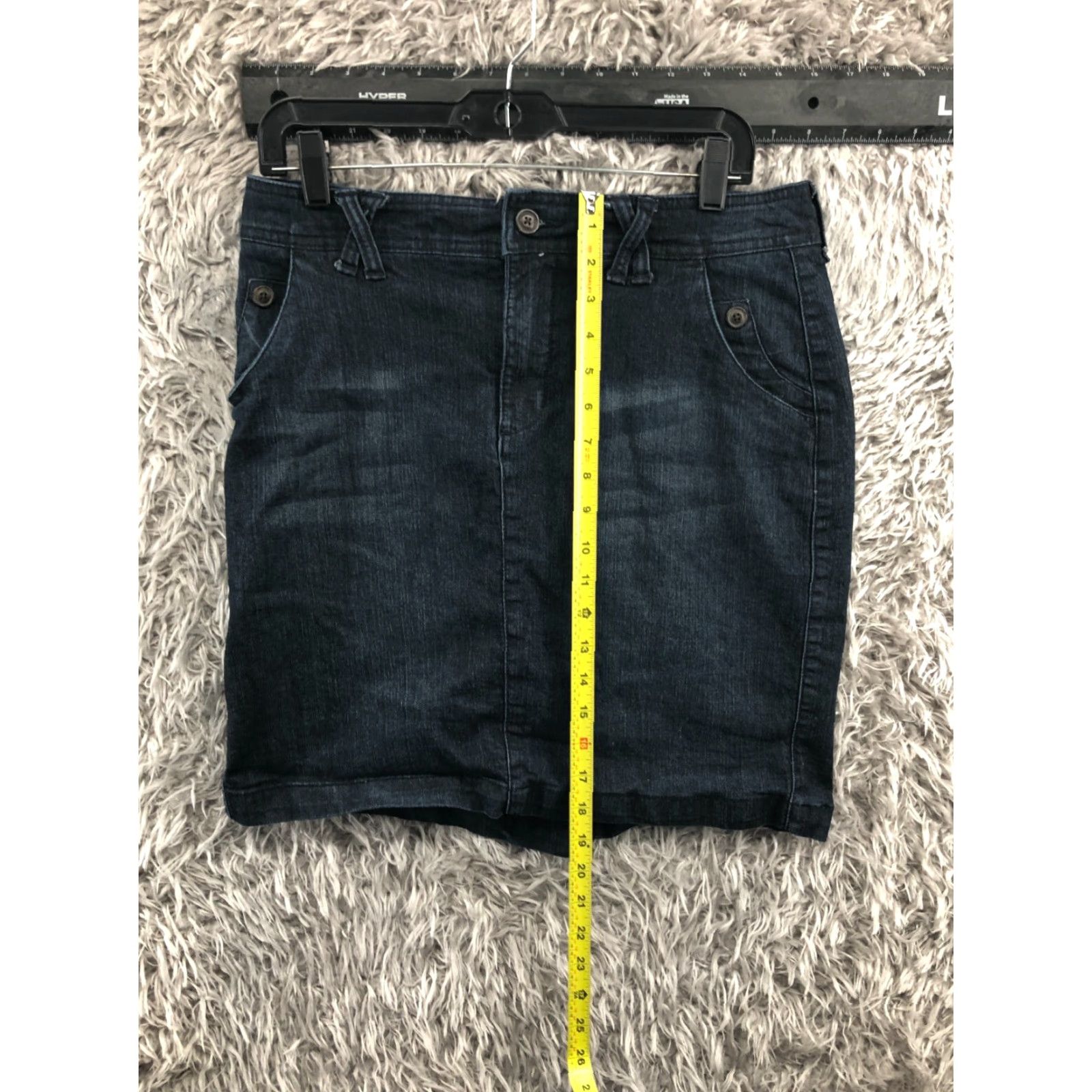Vintage Sonoma Denim Skirt Womens Size 8 Blue Jean Straight & Pencil Midi Regular Daywear Casual Size 30" / US 8 / IT 44 - 3 Thumbnail
