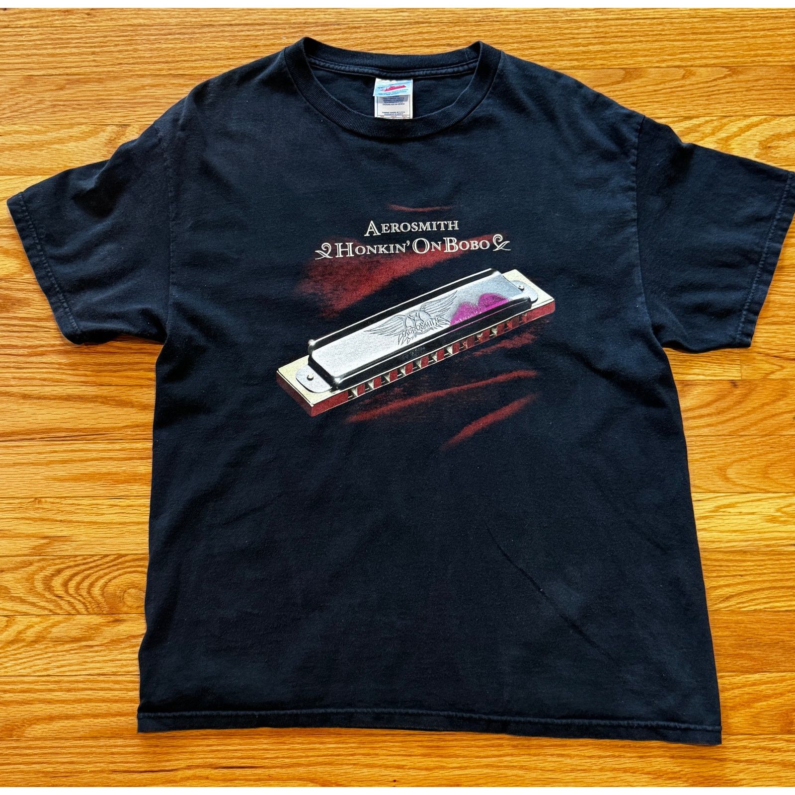 Aerosmith Vintage 2004 Aerosmith Honkin on Bobo Tour T-Shirt Size US L / EU 52-54 / 3 - 1 Thumbnail
