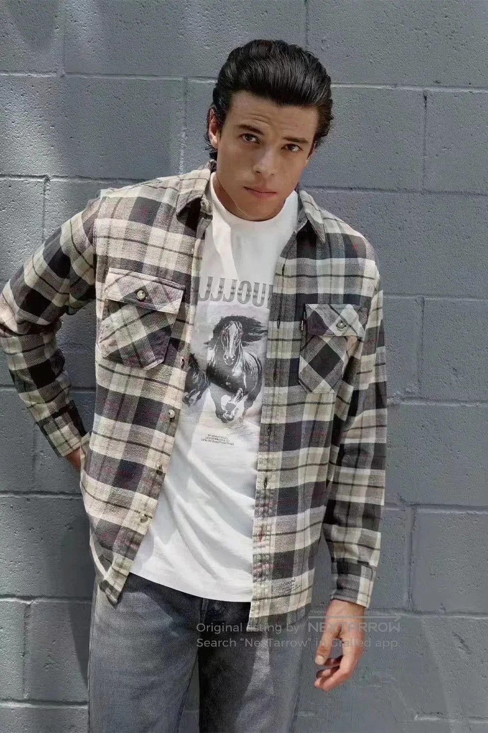 JJJJound JJJJound x Levi's Plaid Shirt. Size US L / EU 52-54 / 3 - 8 Thumbnail