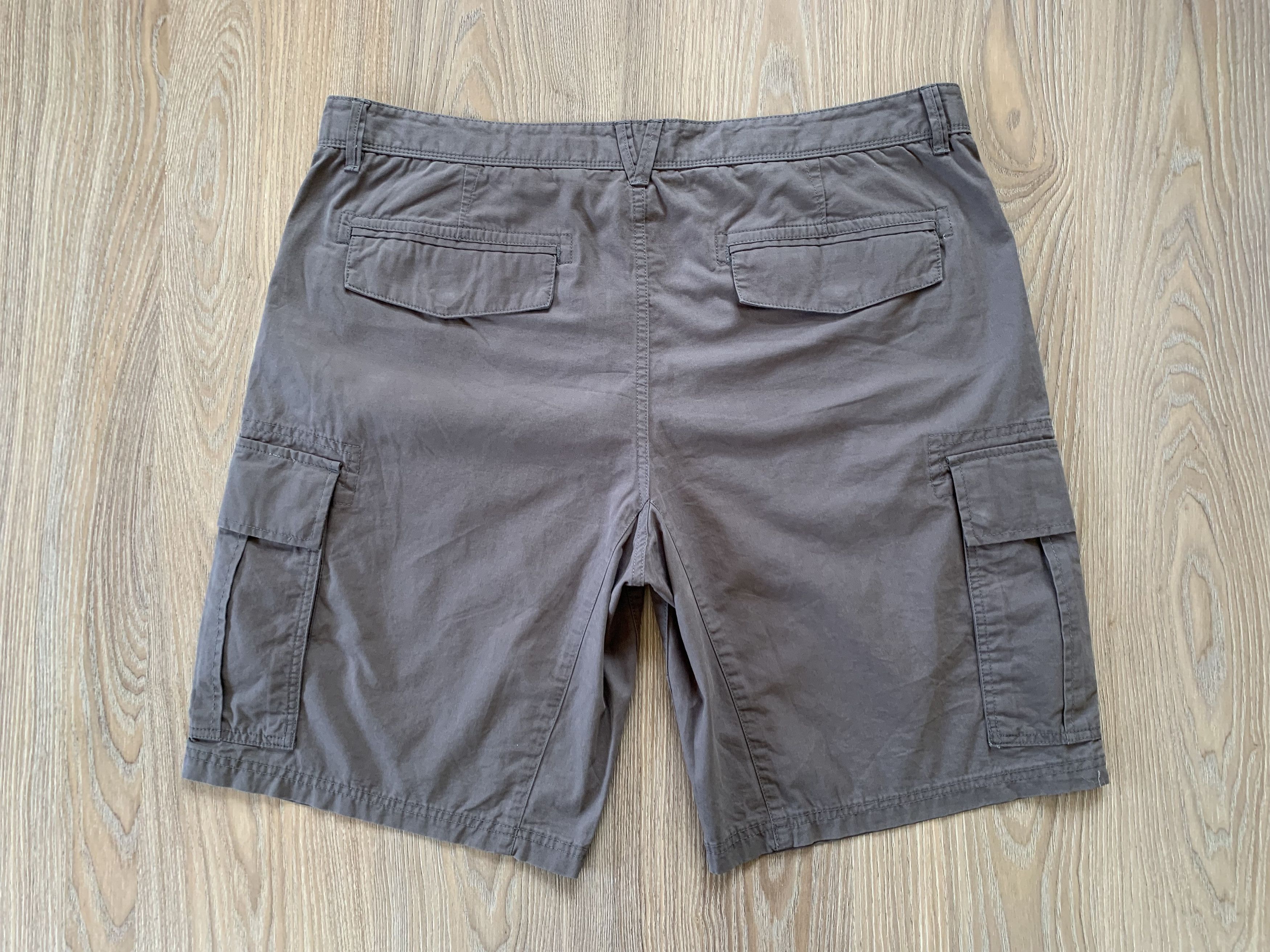 George George Cotton Grey Cargo Shorts Size US 42 / EU 58 - 3 Thumbnail