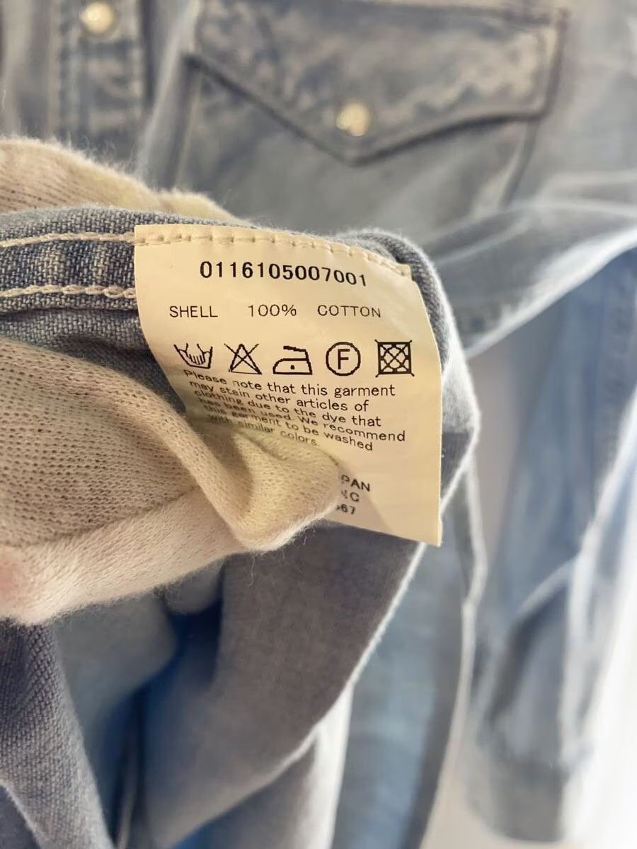 Levi's Vintage Clothing Denim Western Button Shirt Size US S / EU 44-46 / 1 - 4 Thumbnail