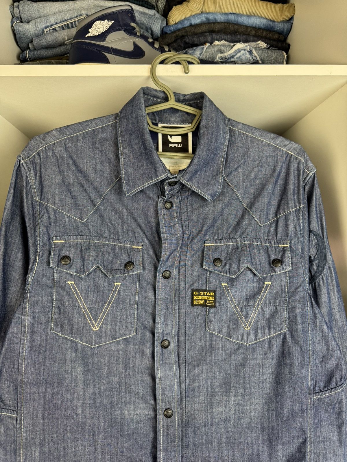 G-Star G-Star RAW 5620 MOTOR Front L/S Shirt Men's Size US L / EU 52-54 / 3 - 4 Thumbnail