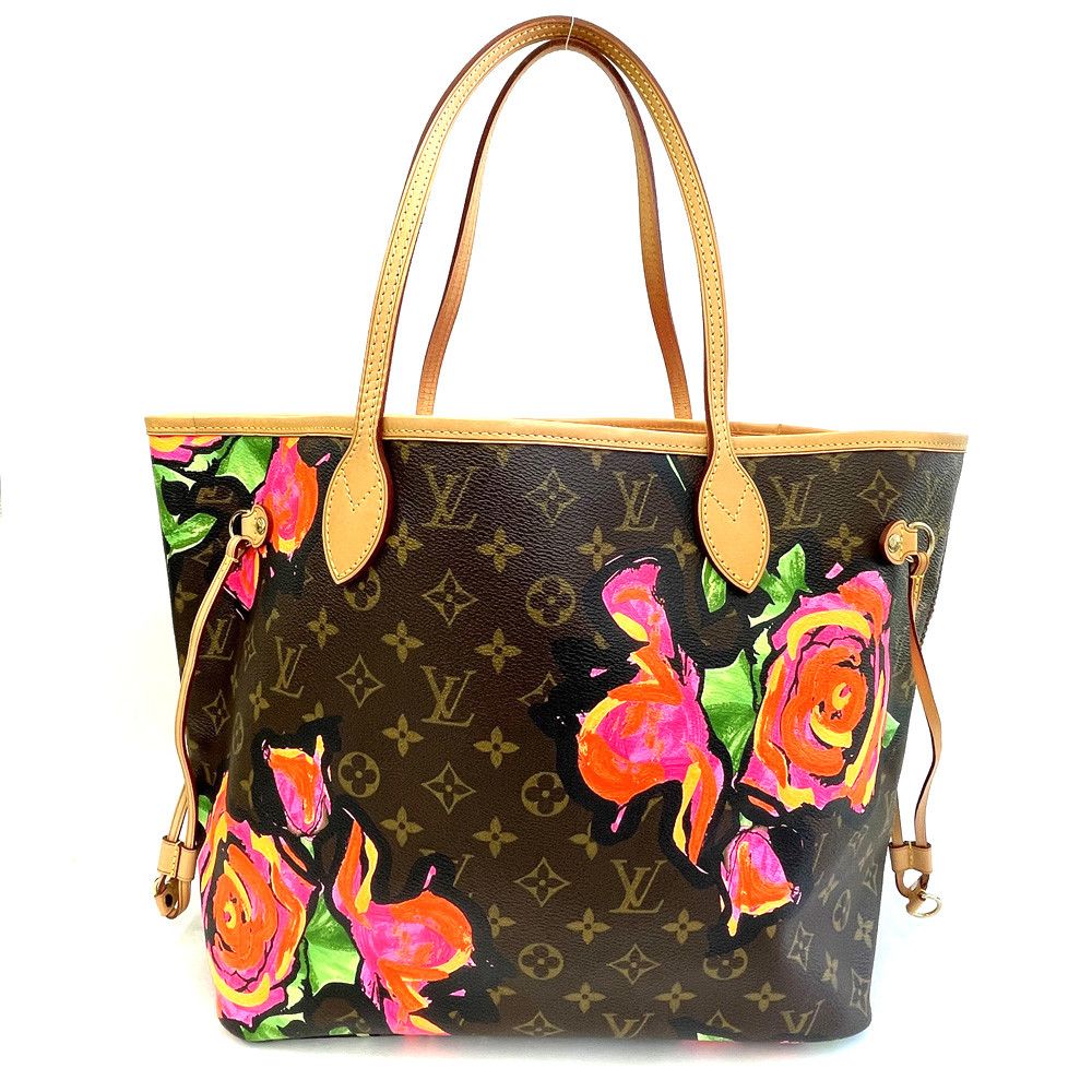 Louis Vuitton Monogram Neverfull MM Tote Bag Rose