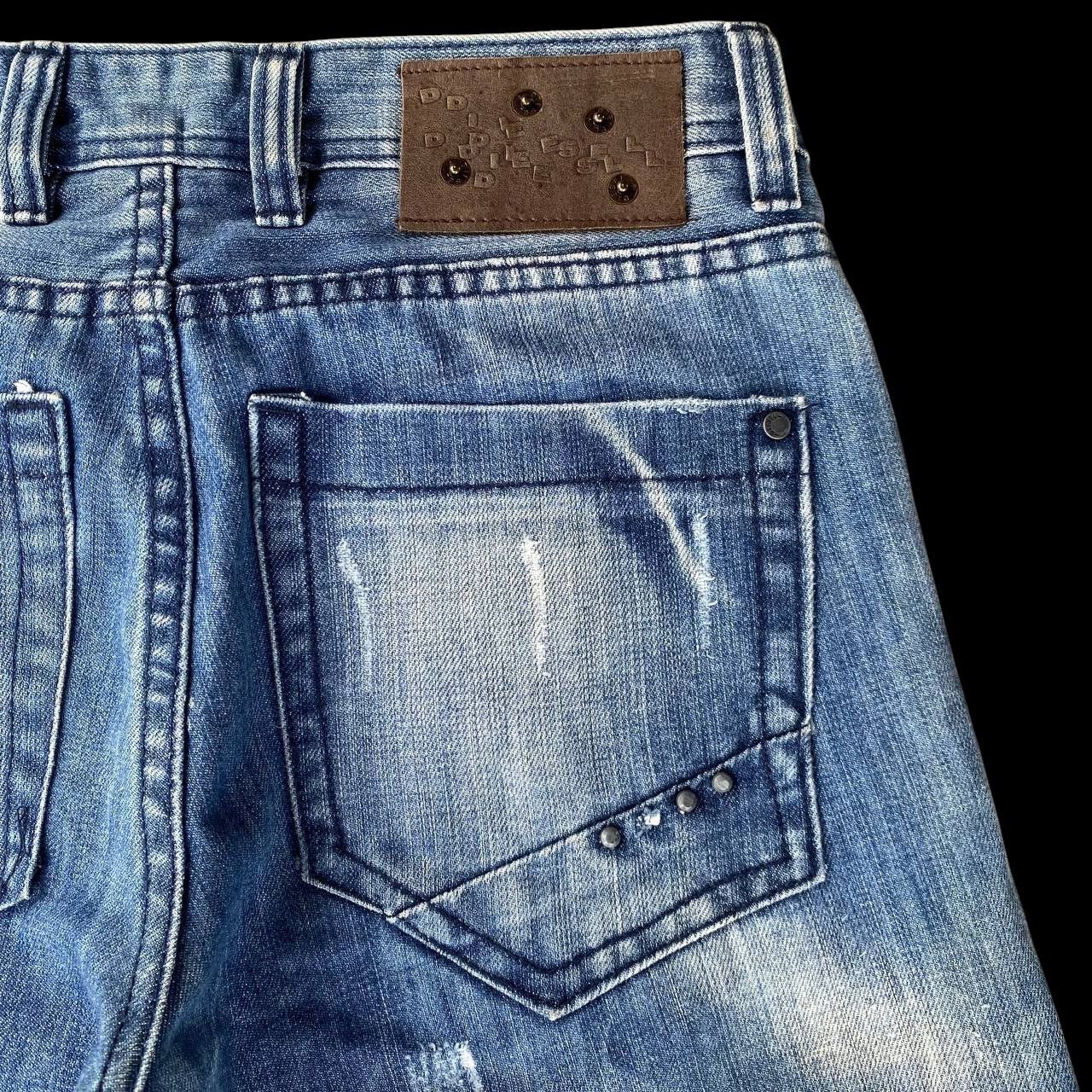 Diesel DIESEL THANAZ 008TS WASH DISTRESSED DENIM ITALY Size US 29 - 7 Thumbnail