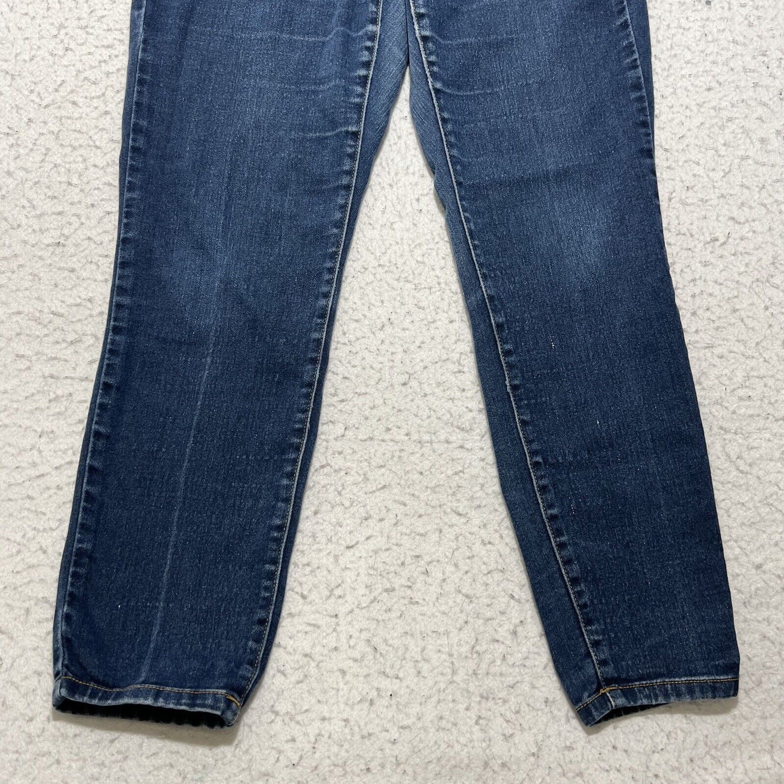 Michael Kors Michael Kors 6 Straight Leg Low Rise Blue Denim Jeans Size 29" - 3 Thumbnail