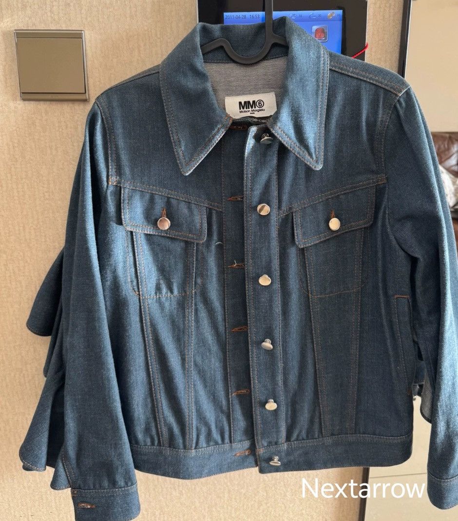 Maison Margiela Maison Margiela Mm6 Denim Jacket 2412-Nextarrow Size S / US 4 / IT 40 - 1 Thumbnail