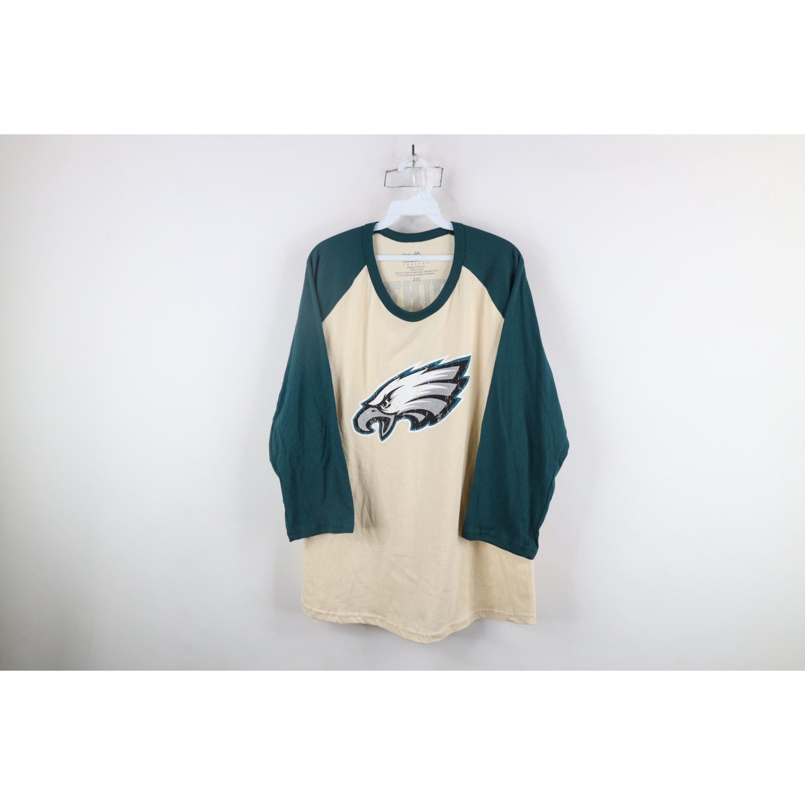 Majestic Majestic Hurts Philadelphia Eagles Football Jersey Raglan Size US XXL / EU 58 / 5 - 1 Thumbnail