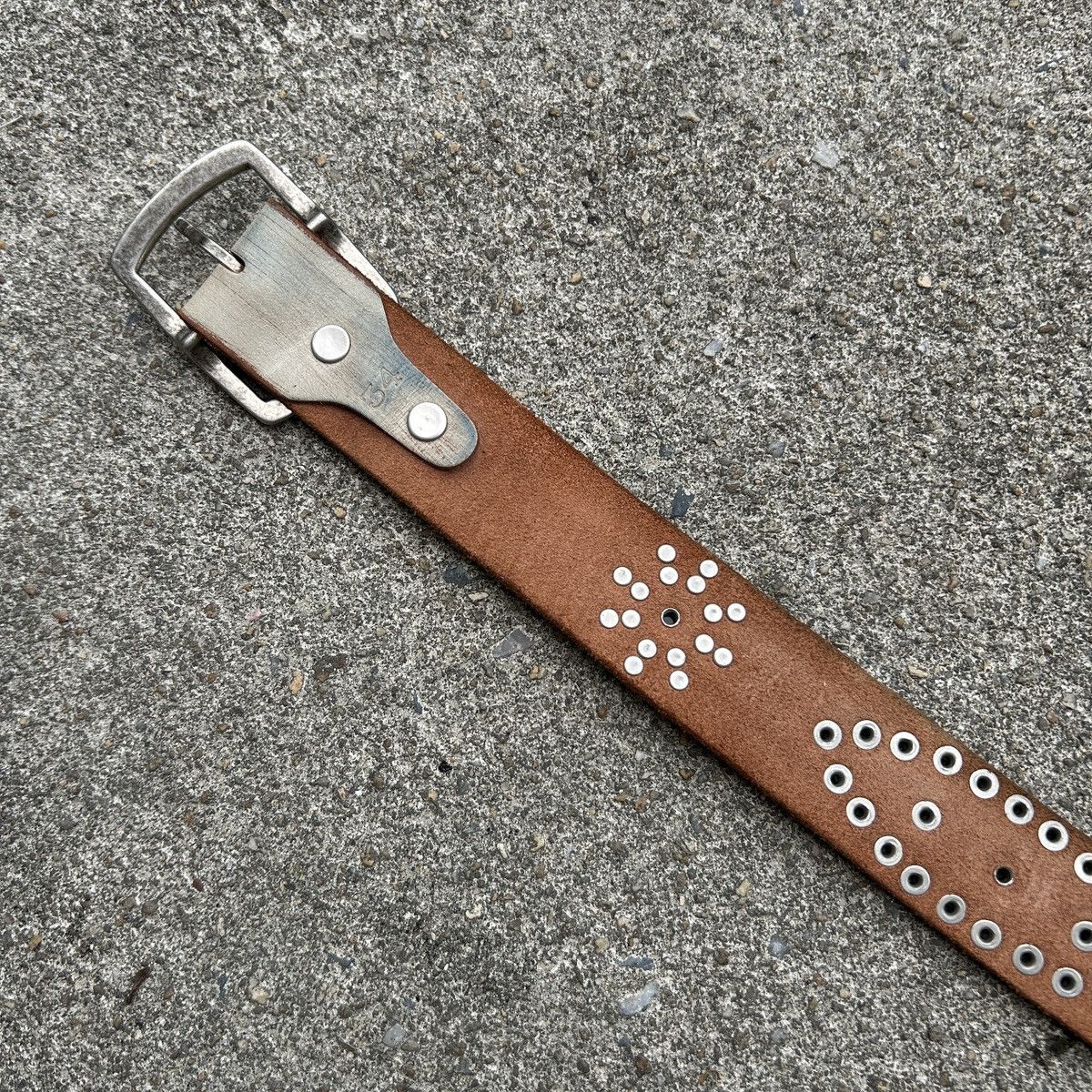 Kapital Vintage studded leather belt (Kapital Style) Size ONE SIZE - 12 Thumbnail