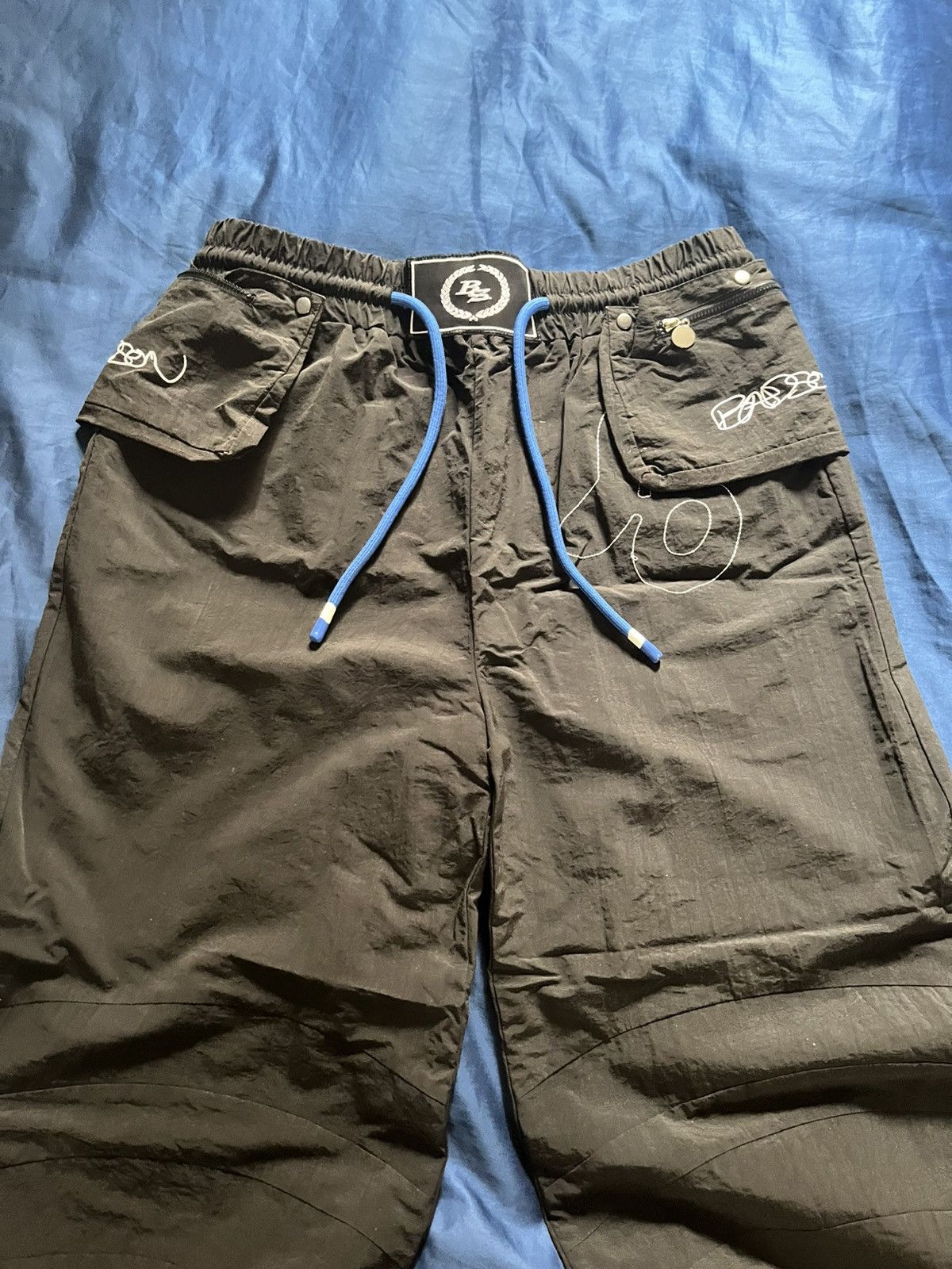 Bad Son BADSON Nylon Track Pants Size US 30 / EU 46 - 2 Thumbnail