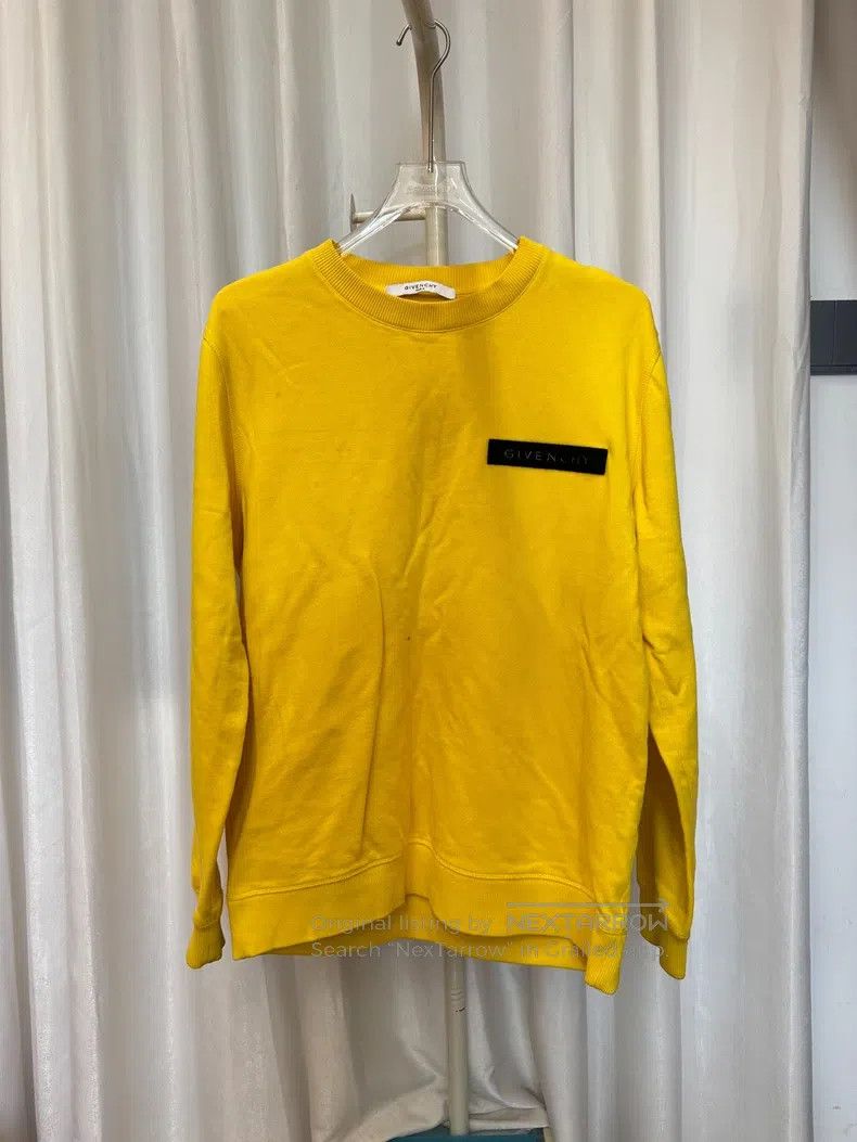 Givenchy Givenchy Yellow Sweatshirt Size US M / EU 48-50 / 2 - 1 Thumbnail