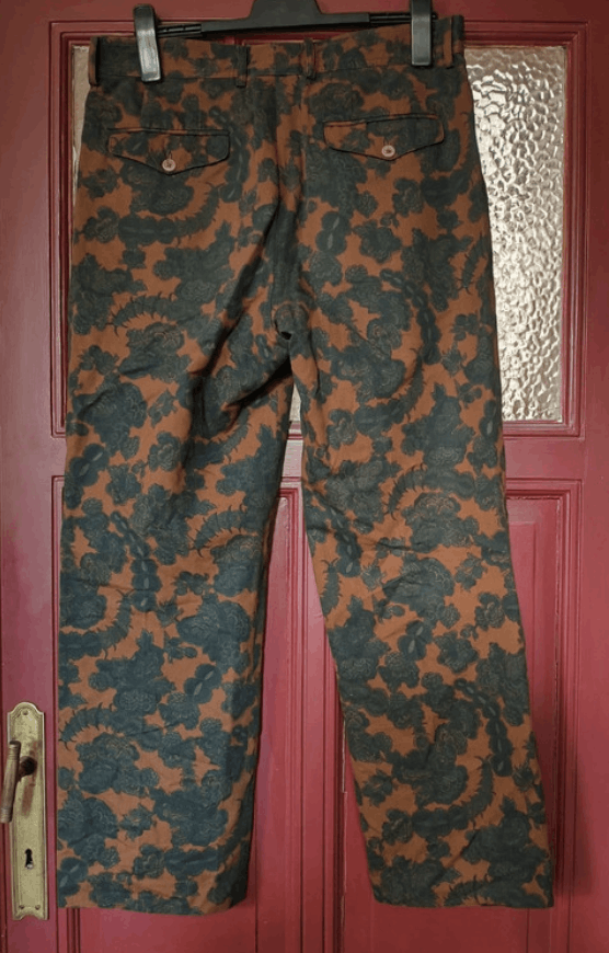 Dries Van Noten × Vintage Dries Van Noten Pants Baggy Wide Linen Jeans Denim EX0055 Size US 32 / EU 48 - 3 Thumbnail