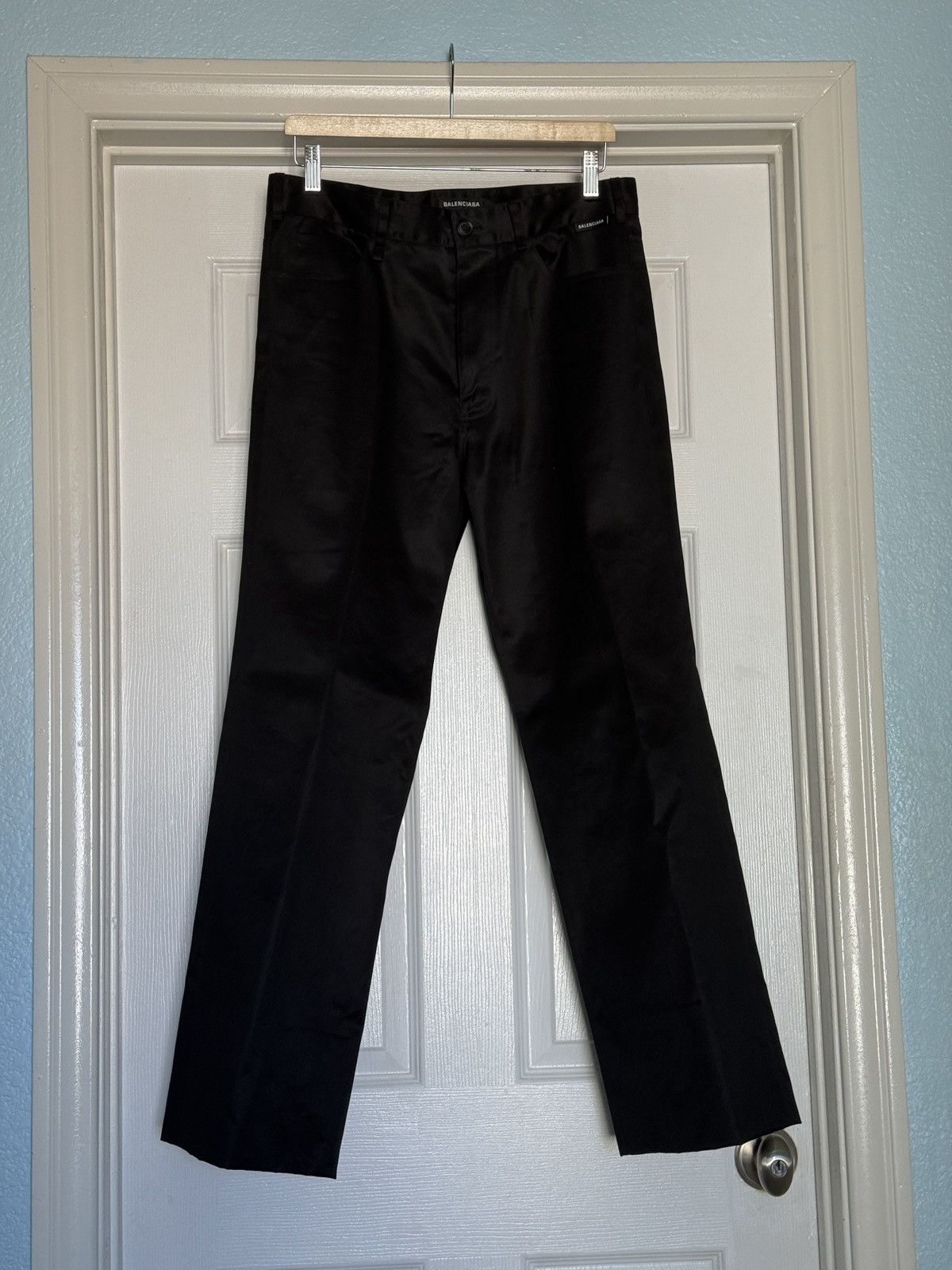 Balenciaga Demna 2018 Black Baggy Trousers Size US 30 / EU 46 - 1 Thumbnail