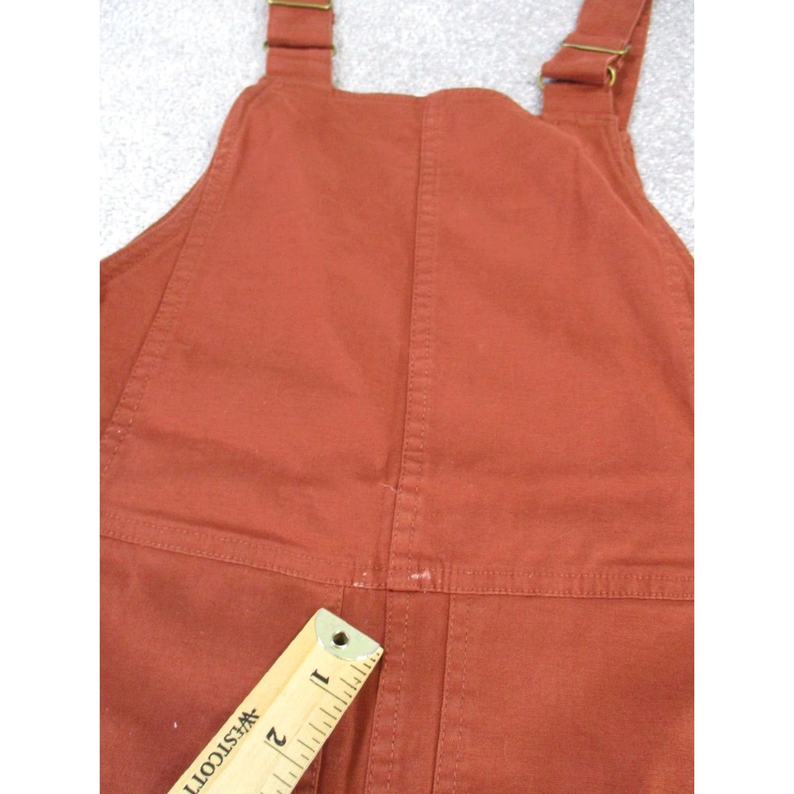 Toad&Co VINTAGE Toad&Co Dress Shirt Women XS Brown Canvas Cotton Blend A-Line Short Flare 90s? (Note: 90s not in data) Size XS / US 0-2 / IT 36-38 - 5 Thumbnail