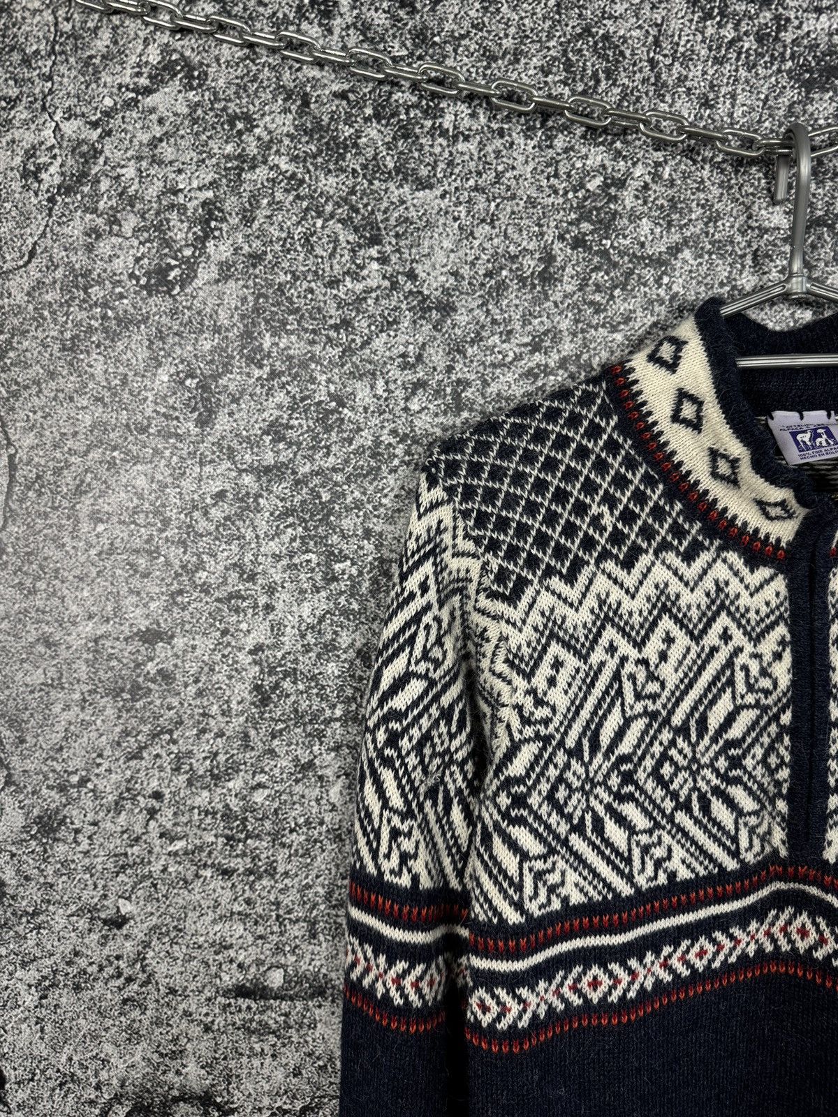 Vintage Attelier De Alpaca Arte 1/4 Zip Wool Sweater Ski Lodge Sz M Size US M / EU 48-50 / 2 - 3 Thumbnail
