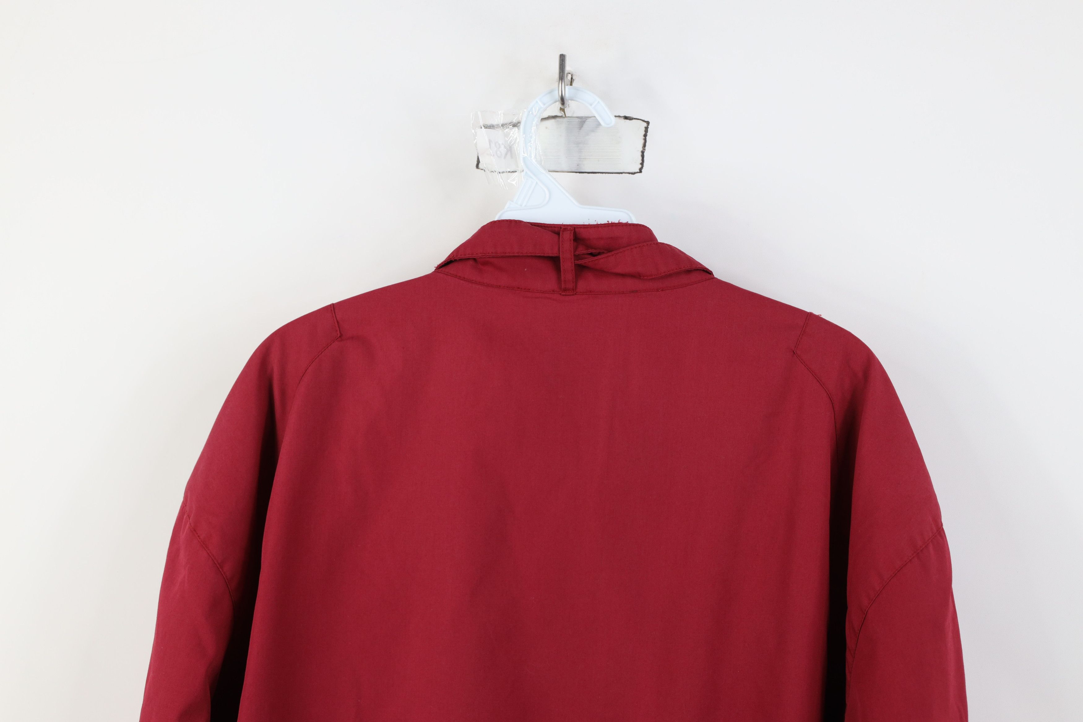 Vintage Vintage 90s Streetwear Full Zip Cafe Racer Bomber Jacket Red Size US L / EU 52-54 / 3 - 14 Thumbnail