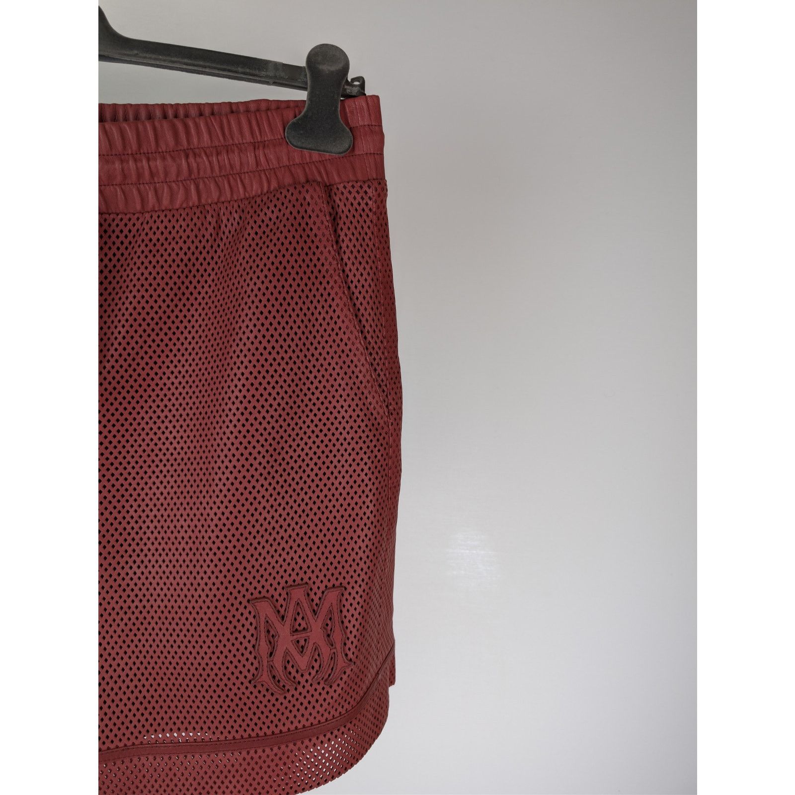 Amiri o1rshd1 MA Perforated Leather Shorts in Sun Dried Tomato Size US 32 / EU 48 - 5 Thumbnail