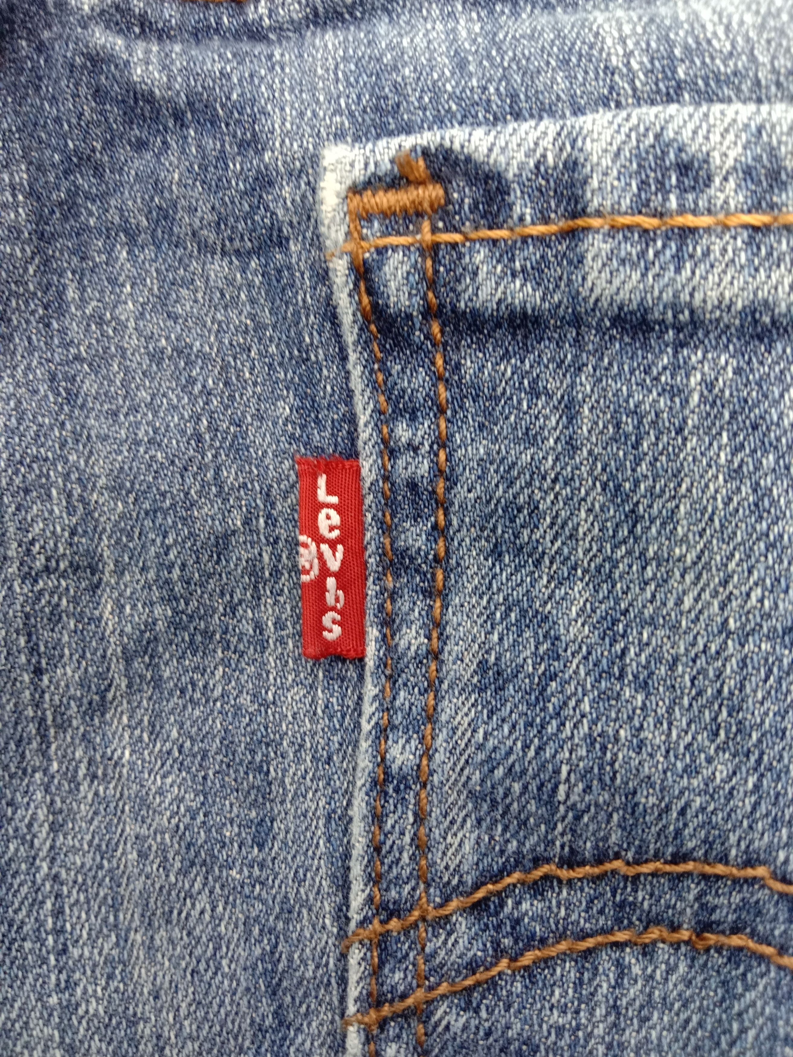 Levi's Vintage Levi's 525 Jeans Faded Blue Straight Leg Denim Size 33" - 13 Thumbnail