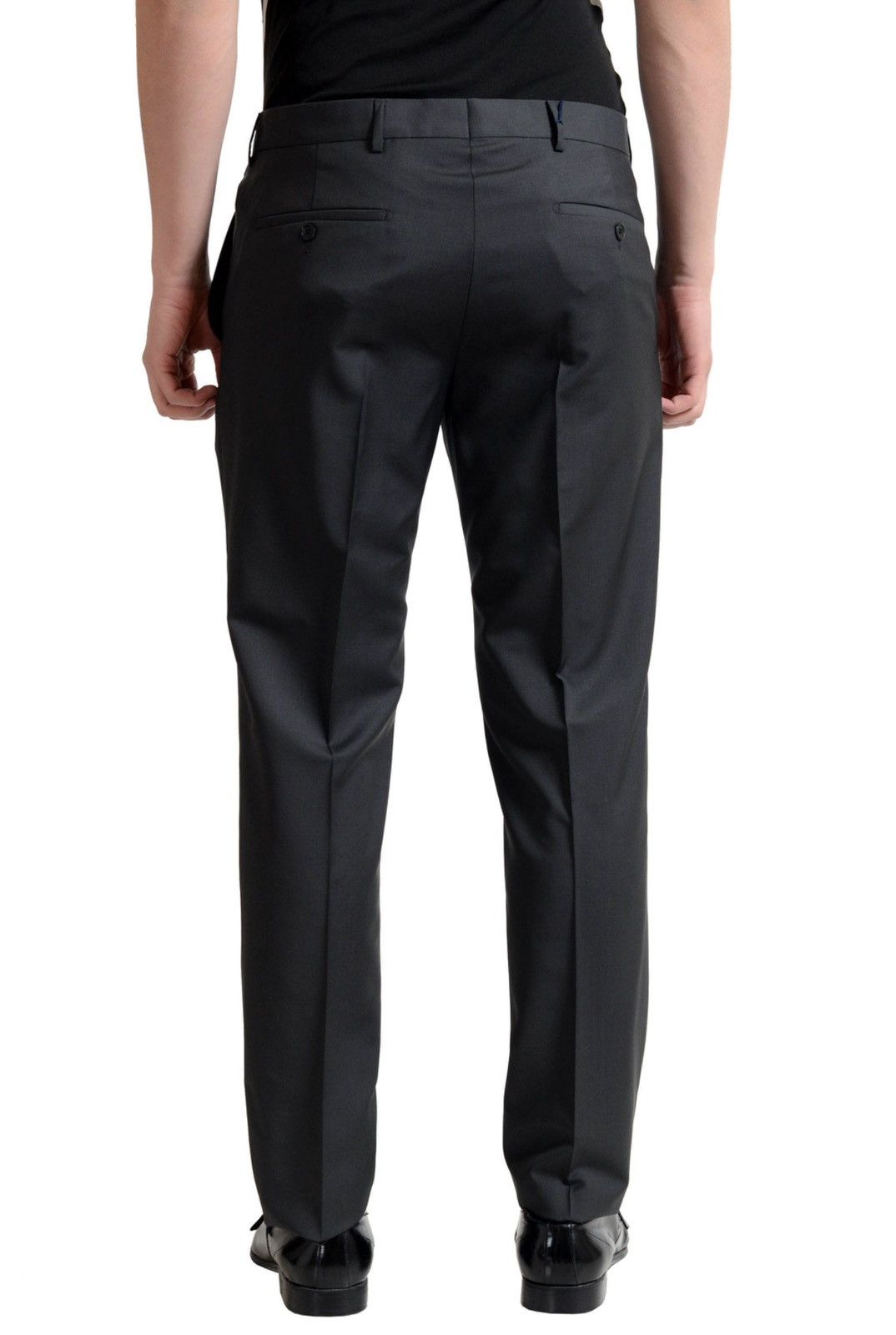 Prada Charcoal Gray Wool Straight Leg Prada Trousers size 60 Size US 44 / EU 60 - 2 Thumbnail