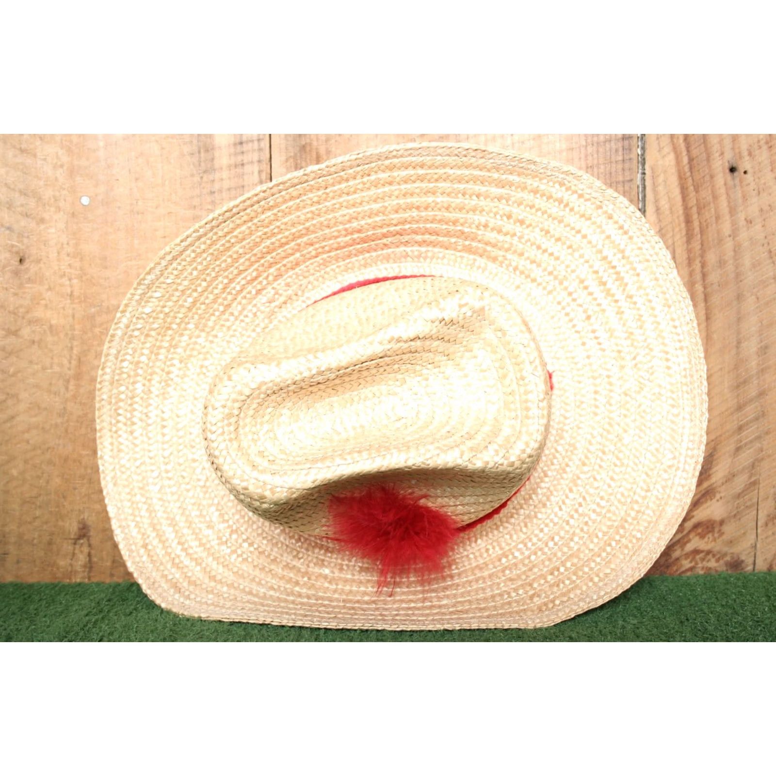 Vintage VINTAGE Miller High Life Band Straw Stomper Cowboy Hat Sz. M Natural Unisex Adults Cowboy Hat Beer 90s Mens Size ONE SIZE - 6 Thumbnail