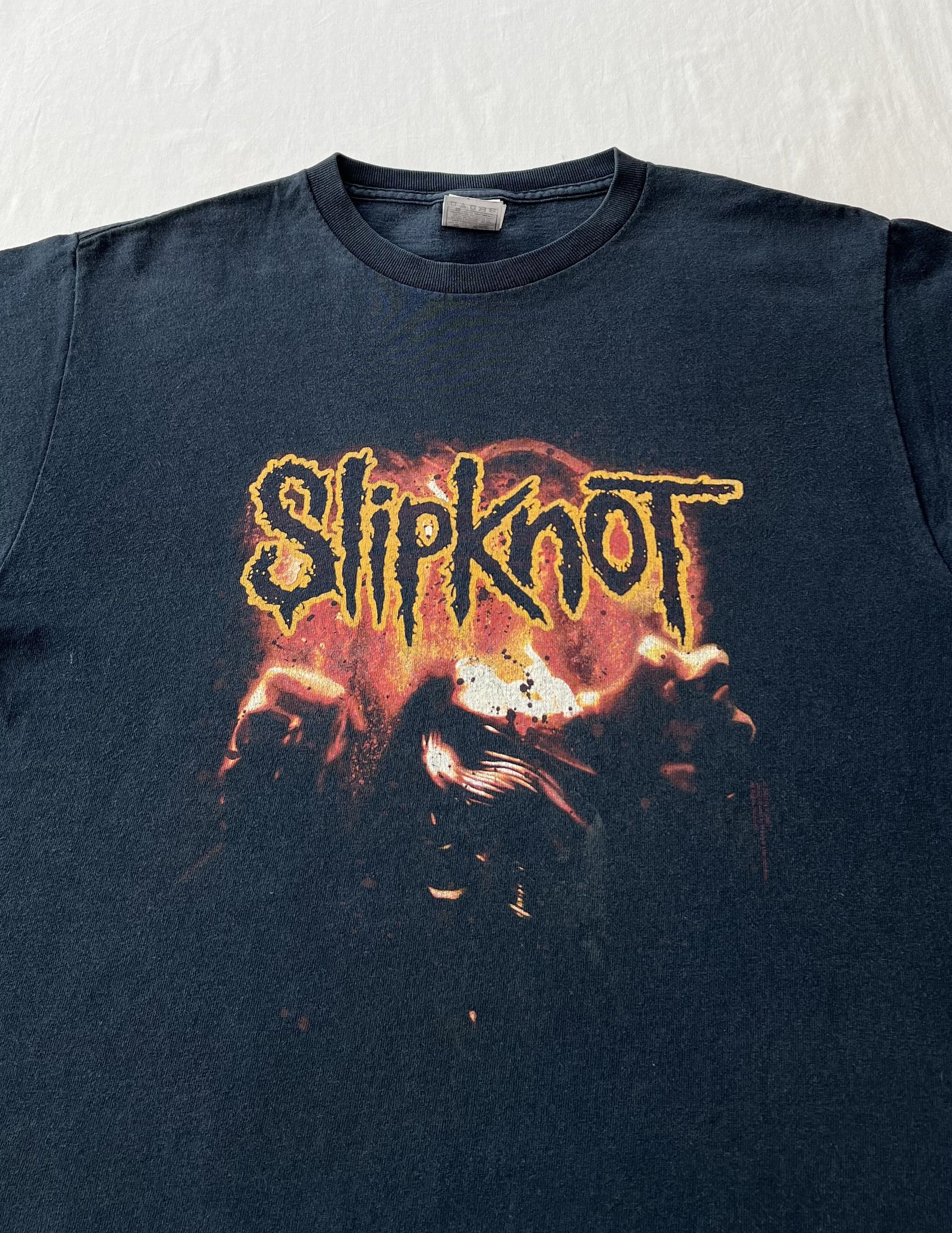 Band Tees Vintage 2006 Slipknot Rock Band Black T-shirt Size US M / EU 48-50 / 2 - 5 Thumbnail