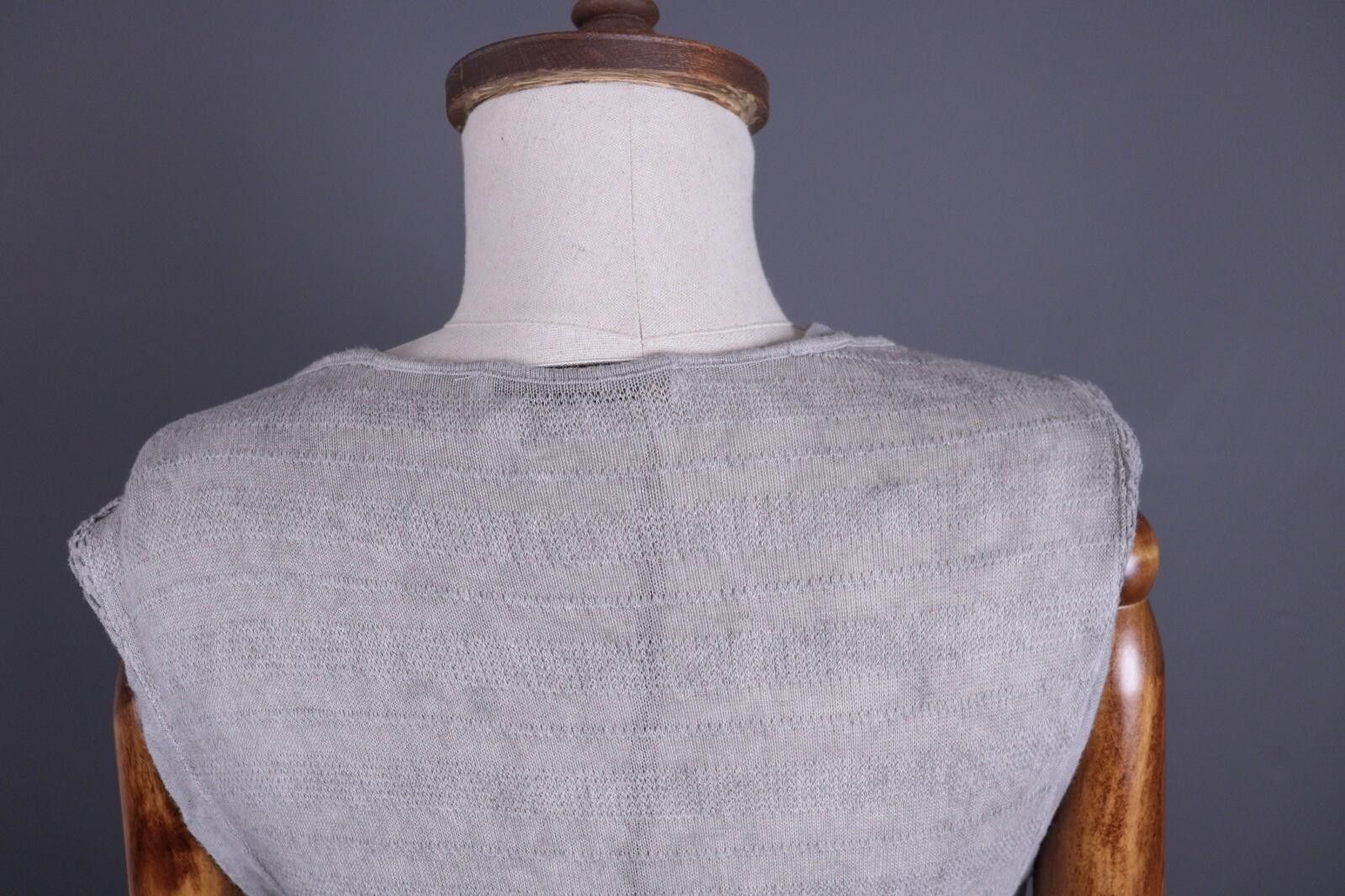 Designer Elisa Cavaletti Club Sono Gray Lagenlook Dress Size L Size L / US 10 / IT 46 - 10 Thumbnail