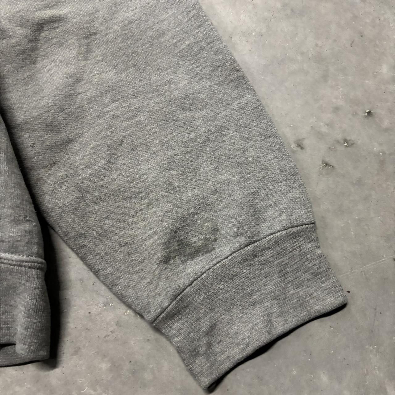 Japanese Brand × Vintage Crazy Vintage Y2K/2000s Light Grey Blank Essential Hoodie! Size US L / EU 52-54 / 3 - 5 Thumbnail