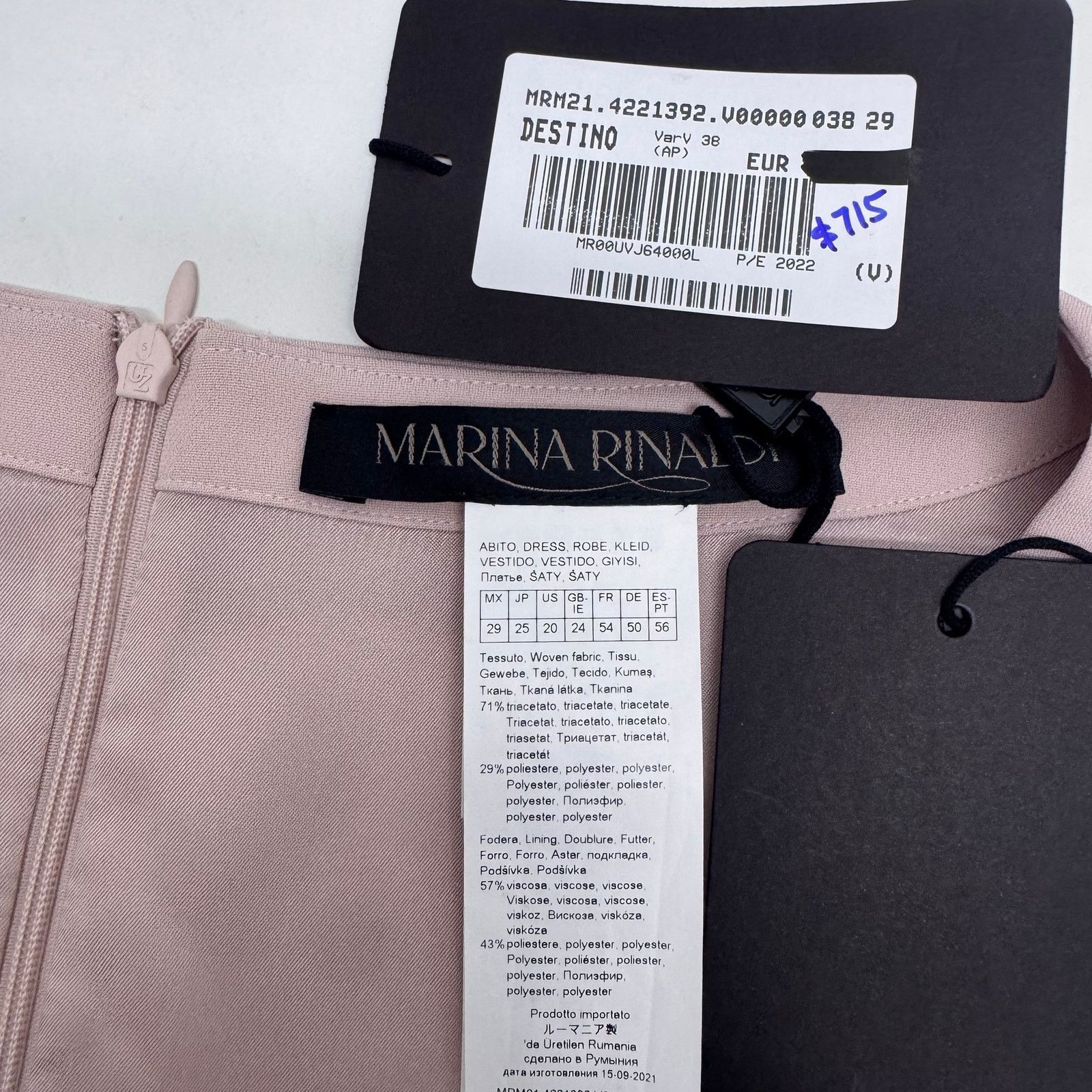 Marina Rinaldi NMarina Rinaldi Destino Column Dress Plus 20 Minimalist Rich Size 3XL / US 20-22 - 9 Thumbnail
