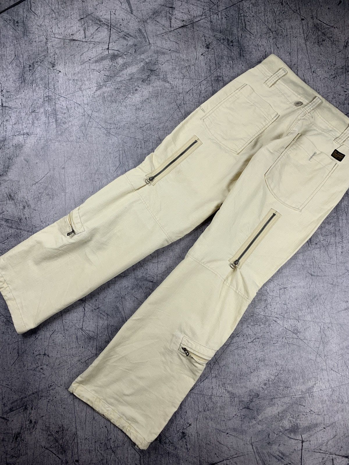 G-Star × Vintage Vintage G-Star Raw Zipper Cargo Velvet Pants 90s avant garde Size US 28 / EU 44 - 1 Thumbnail