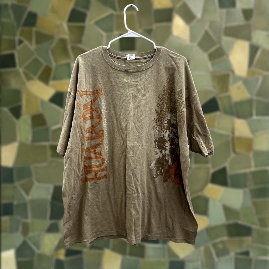 Anvil Anvil T-Shirt Brown 2X Short Sleeve Graphic Hualapai Native America Tribe Women's Plus Size Size XXL / US 16-18 / IT 52-54 - 1 Thumbnail