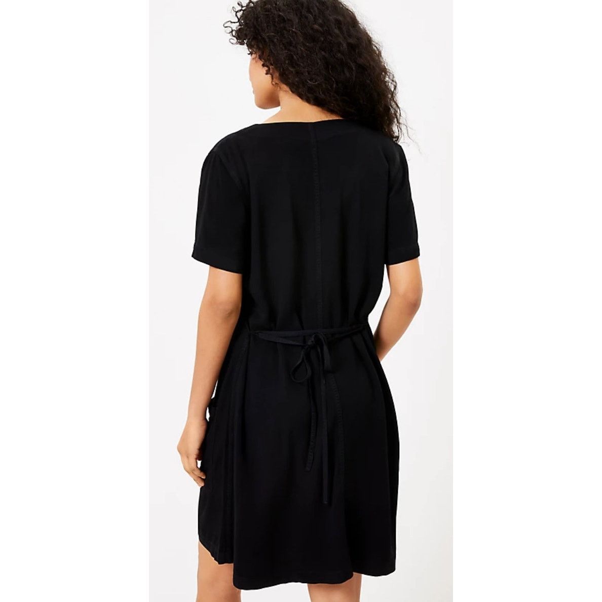 Loft Lou & Grey Fluid Twill Pocket Shirtdress V-Neck Dress l Size S / US 4 / IT 40 - 10 Thumbnail