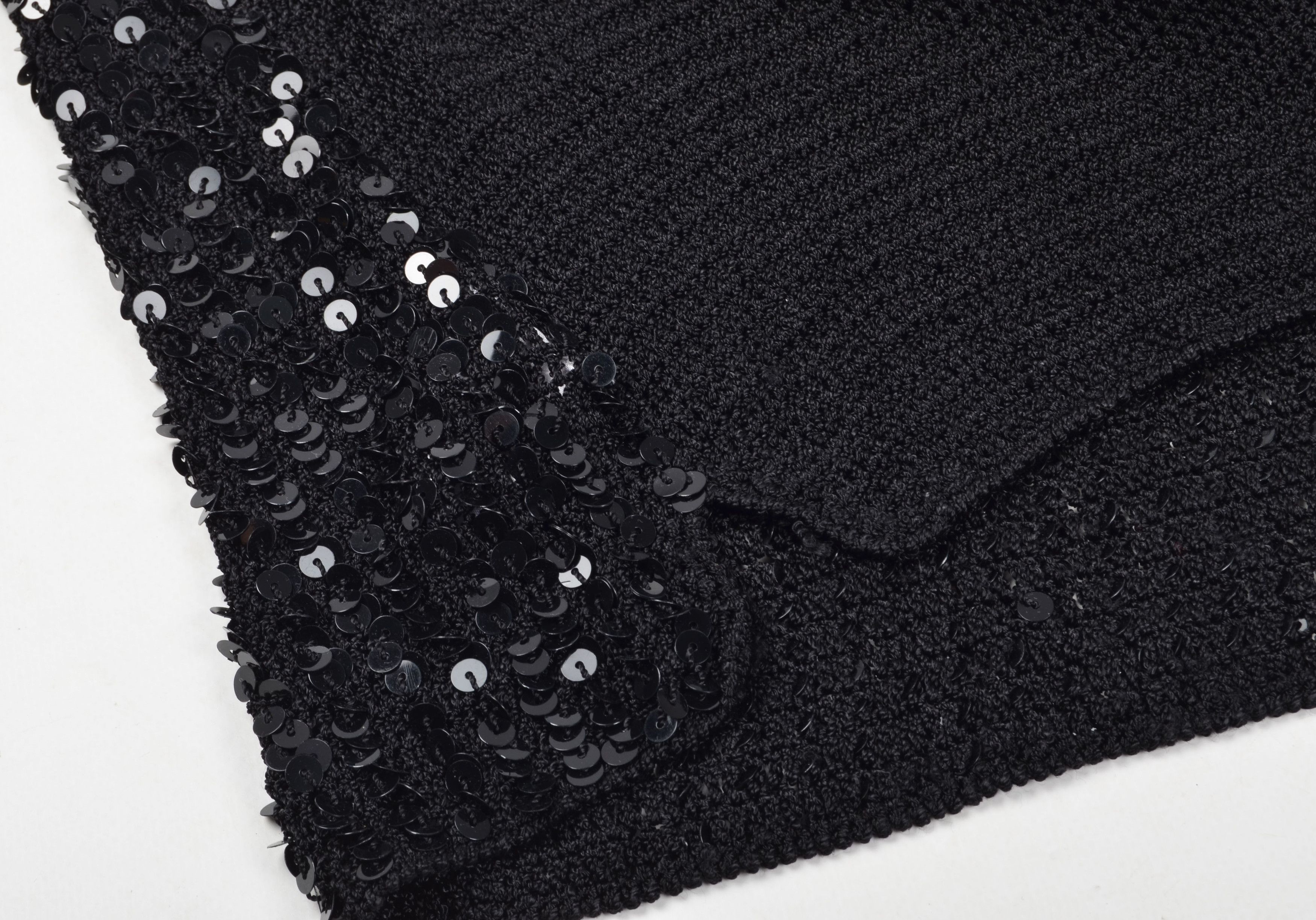 Designer × Vintage Vintage Y2K Grunge Crochet Sequin Beaded Top Size S / US 4 / IT 40 - 7 Thumbnail