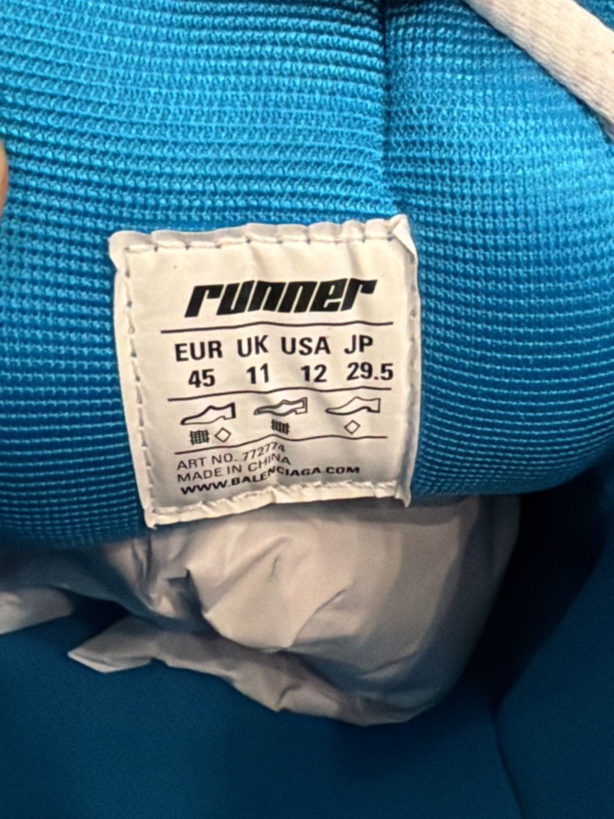 Balenciaga Size 45EU/12US - Balenciaga Runner Marathon Unreleased NEW Size US 12 / EU 45 - 12 Thumbnail
