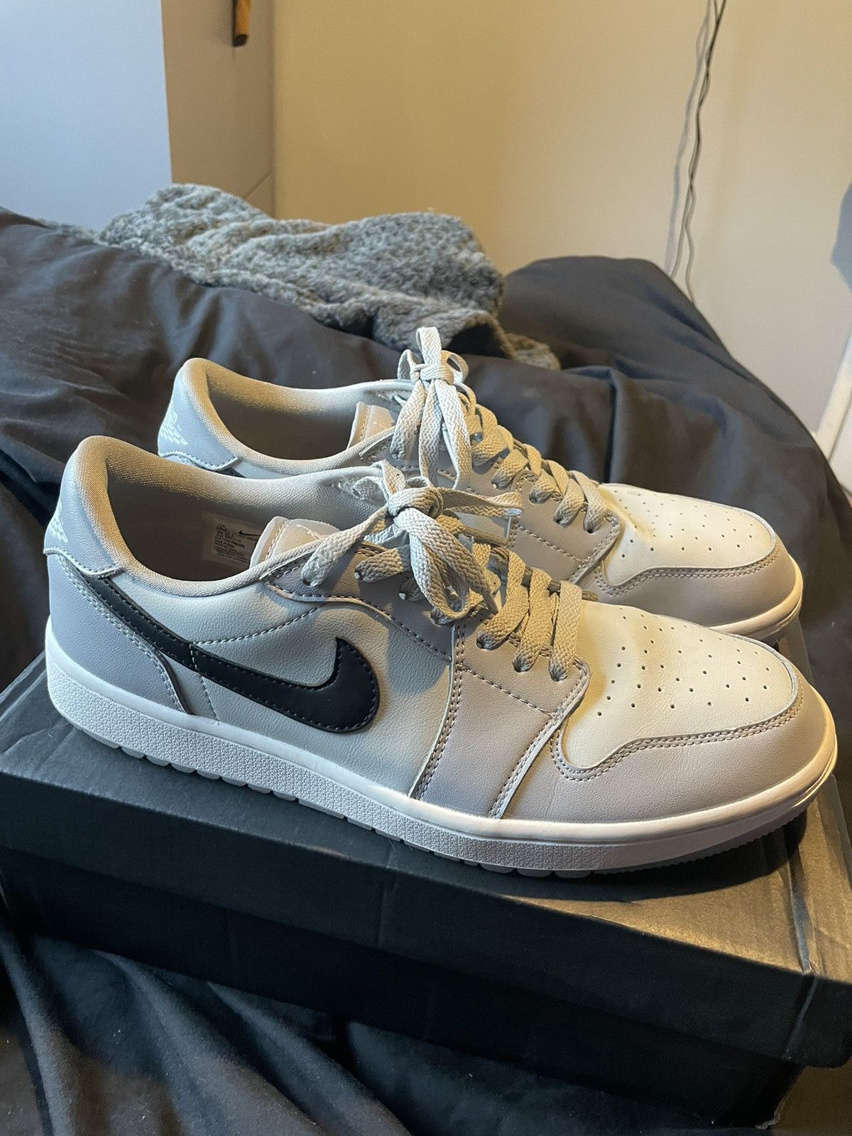 air jordan 1 lows white wolf grey