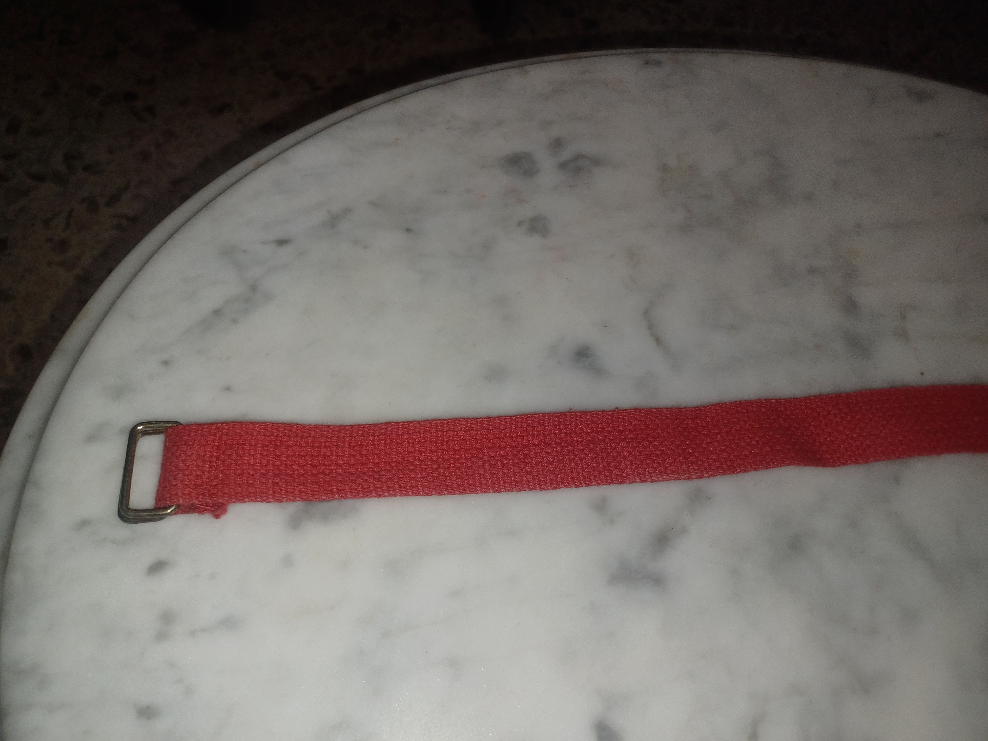 Other Canvas Belt Women's Small Red About 1" x 32" Size ONE SIZE - 2 Thumbnail
