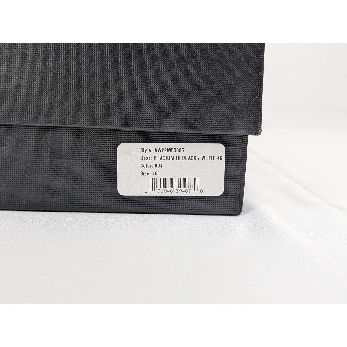 Amiri o1rshd1 Stadium Hi Top Sneakers in Black/White Size US 13 / EU 46 - 12 Thumbnail