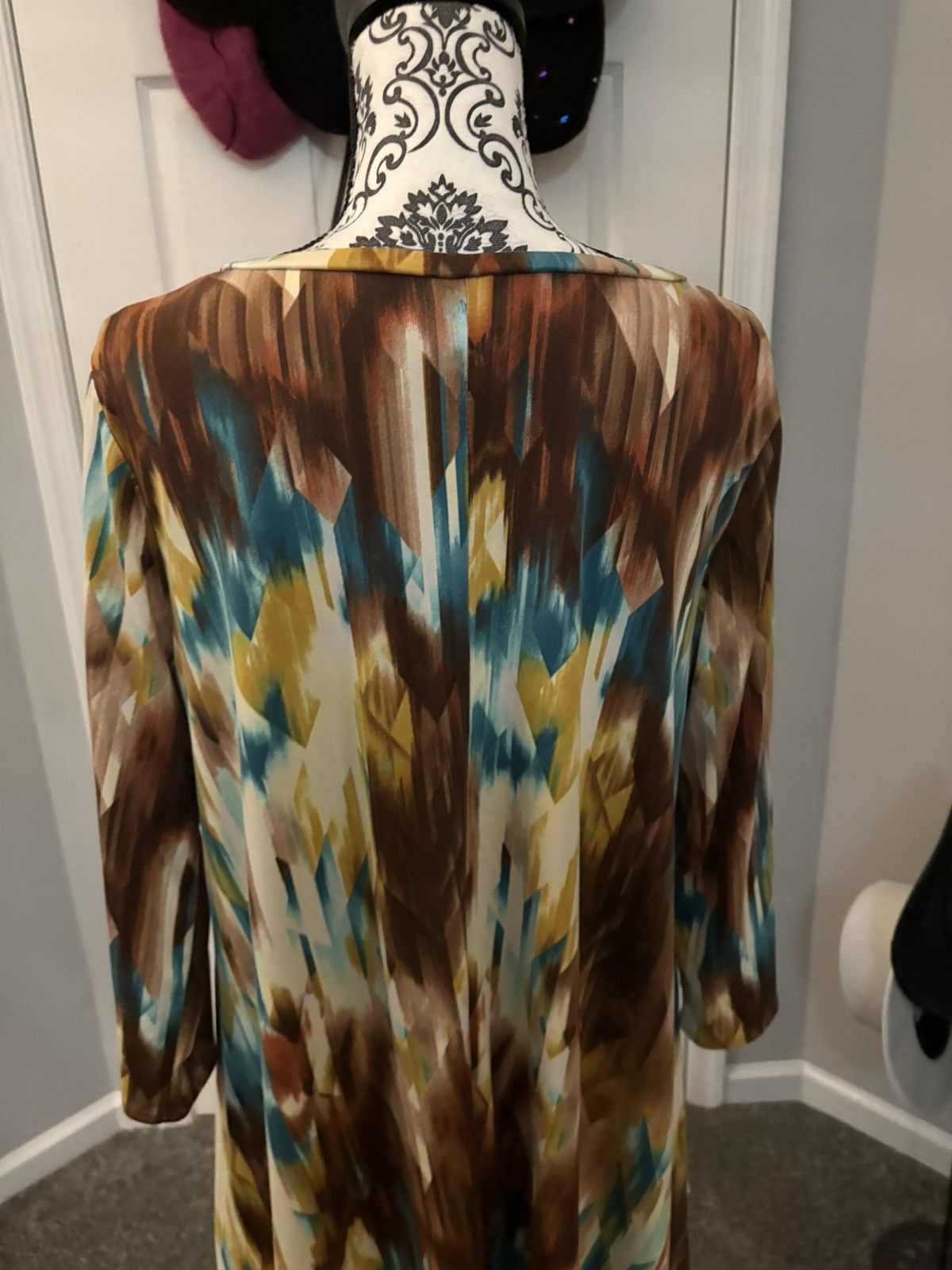 Other Abstract print size 2XL tunic 3/4 sleeve top Size XXL / US 16-18 / IT 52-54 - 3 Thumbnail
