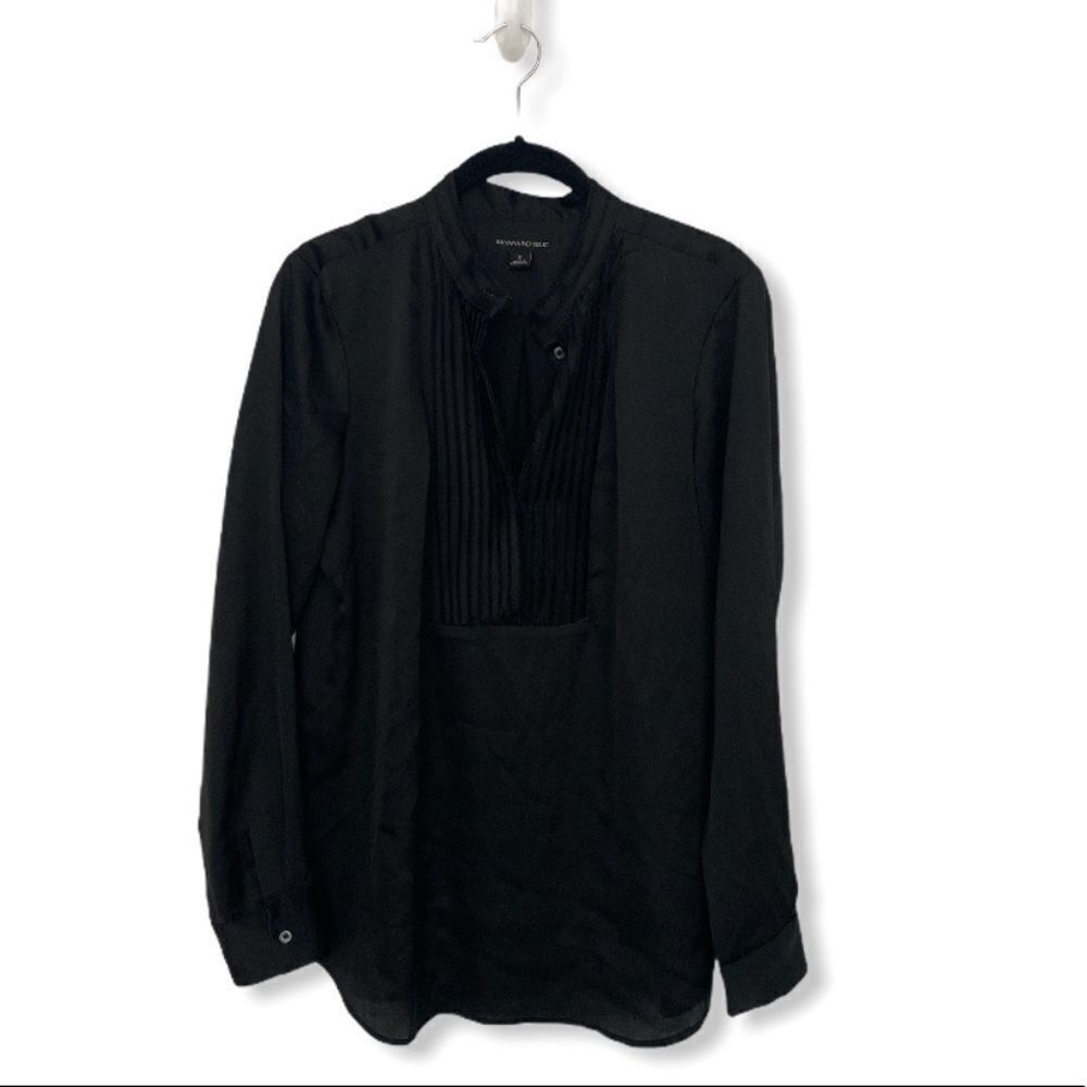 Banana Republic Banana Republic Women’s Size S Black Lightweight Blouse Plea Size S / US 4 / IT 40 - 1 Thumbnail