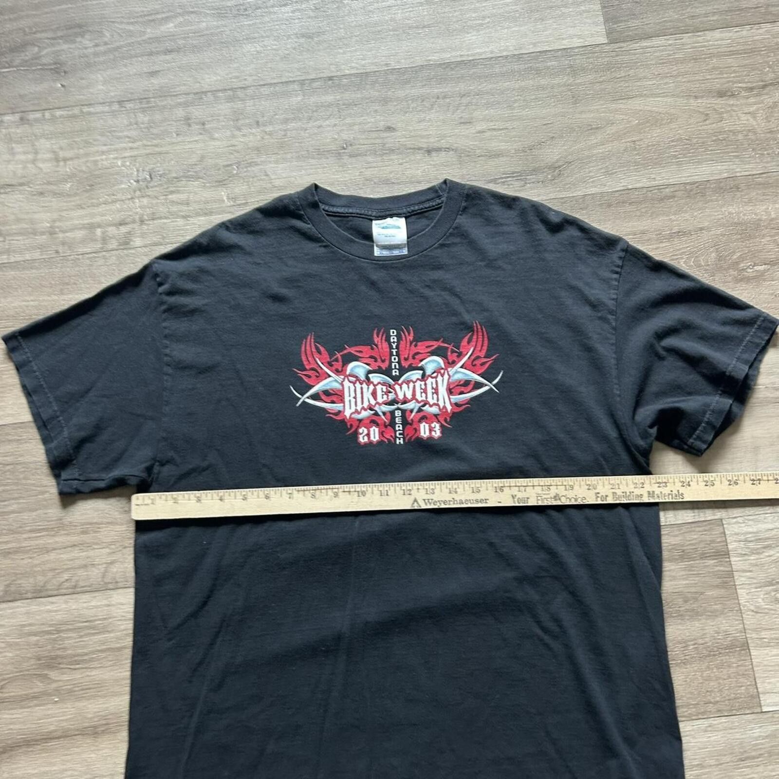 West Coast Choppers Vintage y2k Tribal 2003 Daytona Bike Week black t shirt Size US XL / EU 56 / 4 - 6 Thumbnail