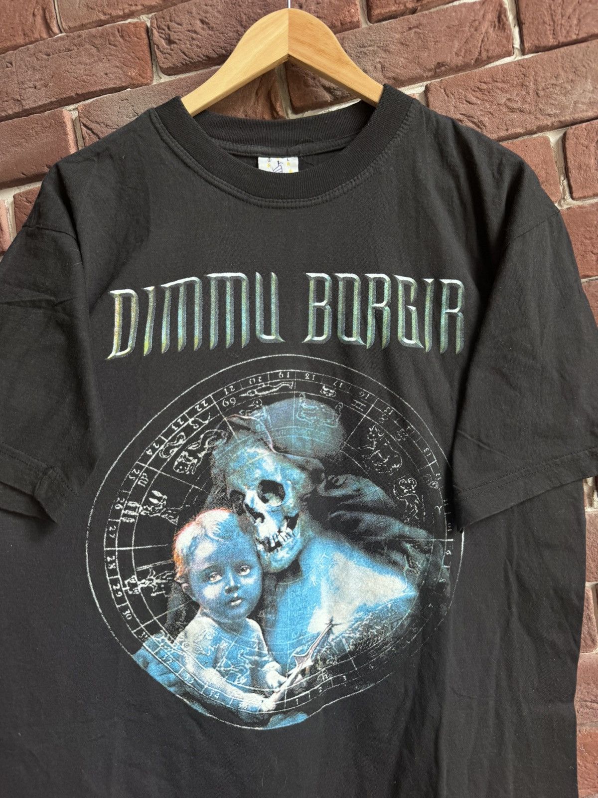 Band Tees Rare Vintage Dimmu Borgir 00s Metal Band T-Shirt Death Cult Size US L / EU 52-54 / 3 - 4 Thumbnail